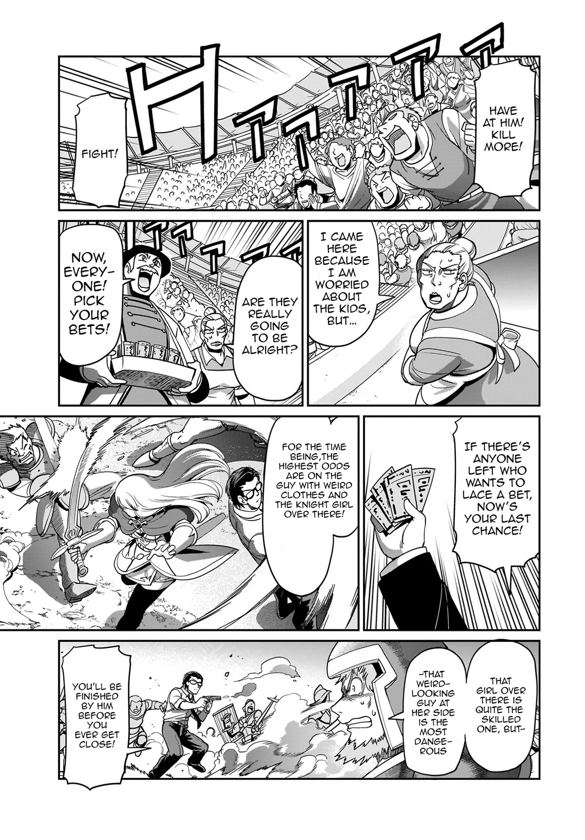 The Gunner's Life of a Middle-aged Man Summoned to Another World and Armed With a Rifle Chapter 6 page 10 - Chapter 6: Battle Royale
