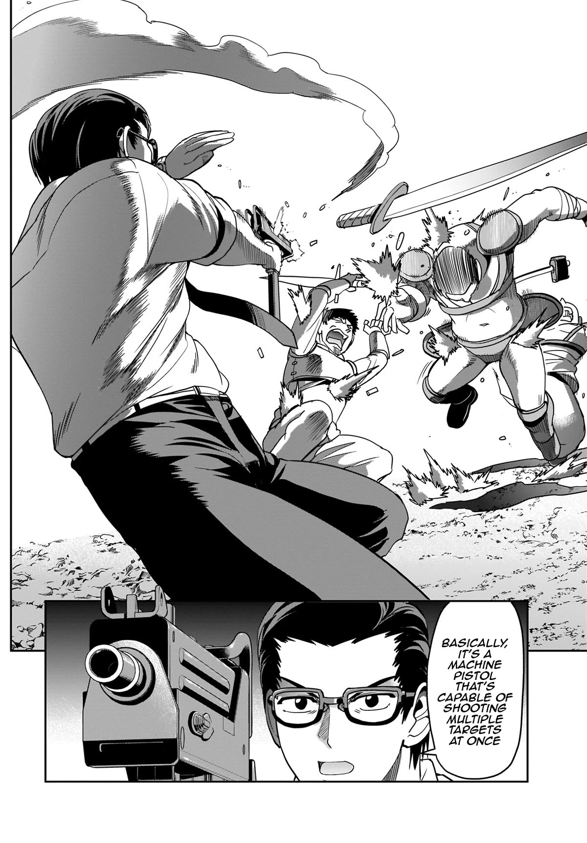 The Gunner's Life of a Middle-aged Man Summoned to Another World and Armed With a Rifle Chapter 6 page 15 - Chapter 6: Battle Royale
