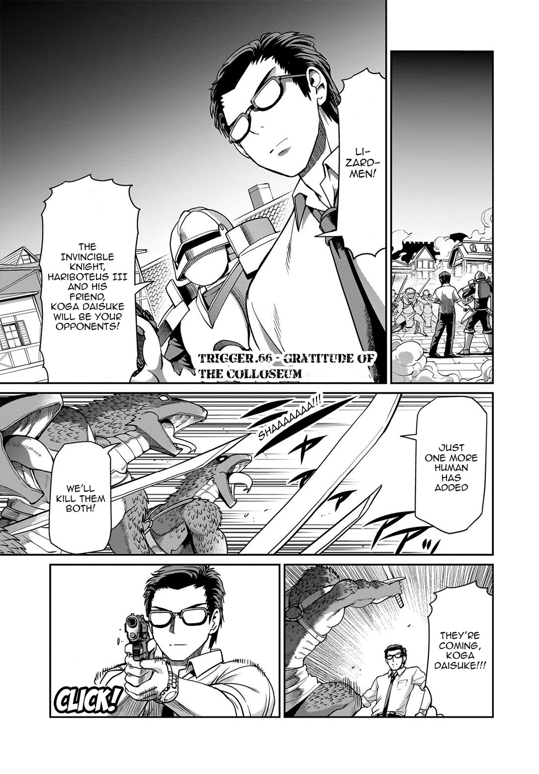 The Gunner's Life of a Middle-aged Man Summoned to Another World and Armed With a Rifle Chapter 66 page 2 - Chapter 66: Gratitude of the Colloseum