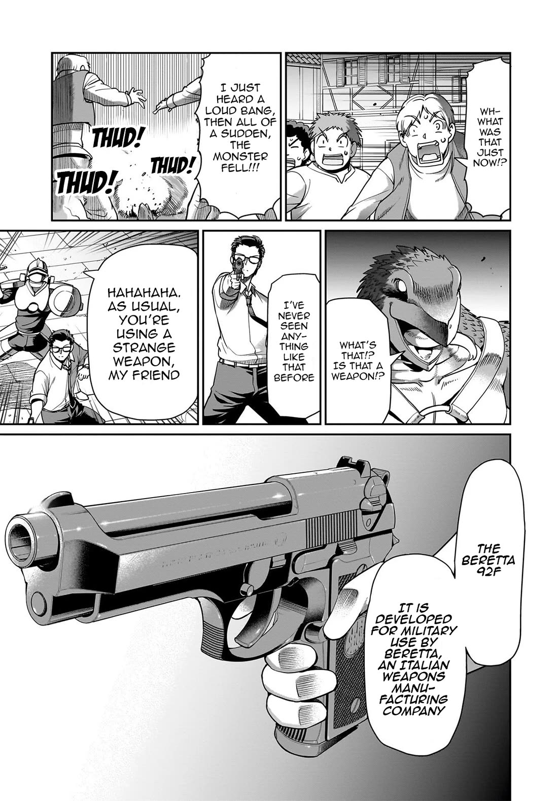 The Gunner's Life of a Middle-aged Man Summoned to Another World and Armed With a Rifle Chapter 66 page 4 - Chapter 66: Gratitude of the Colloseum