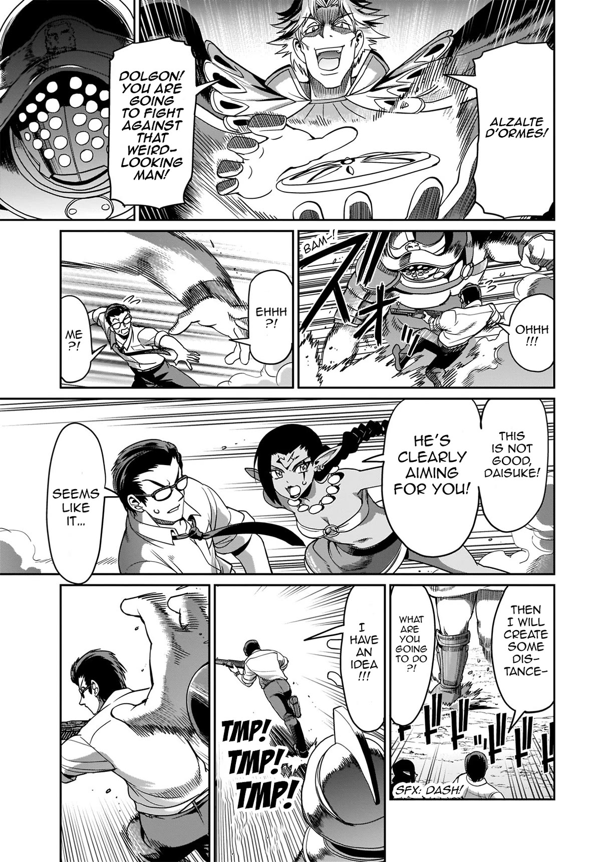 The Gunner's Life of a Middle-aged Man Summoned to Another World and Armed With a Rifle Chapter 7 page 10 - Chapter 7: Vs. The Strongest Warrior of the Colosseum