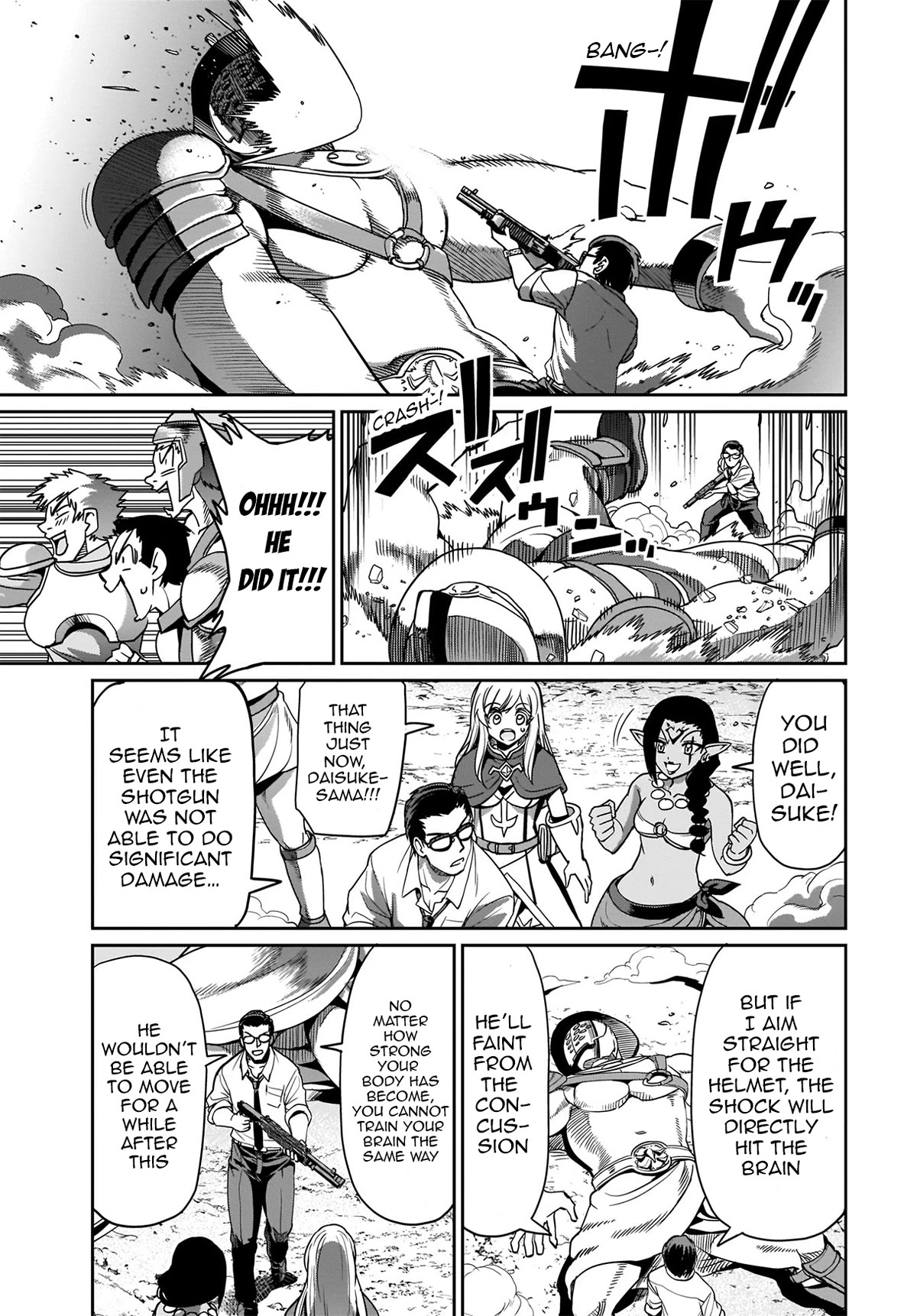 The Gunner's Life of a Middle-aged Man Summoned to Another World and Armed With a Rifle Chapter 7 page 12 - Chapter 7: Vs. The Strongest Warrior of the Colosseum