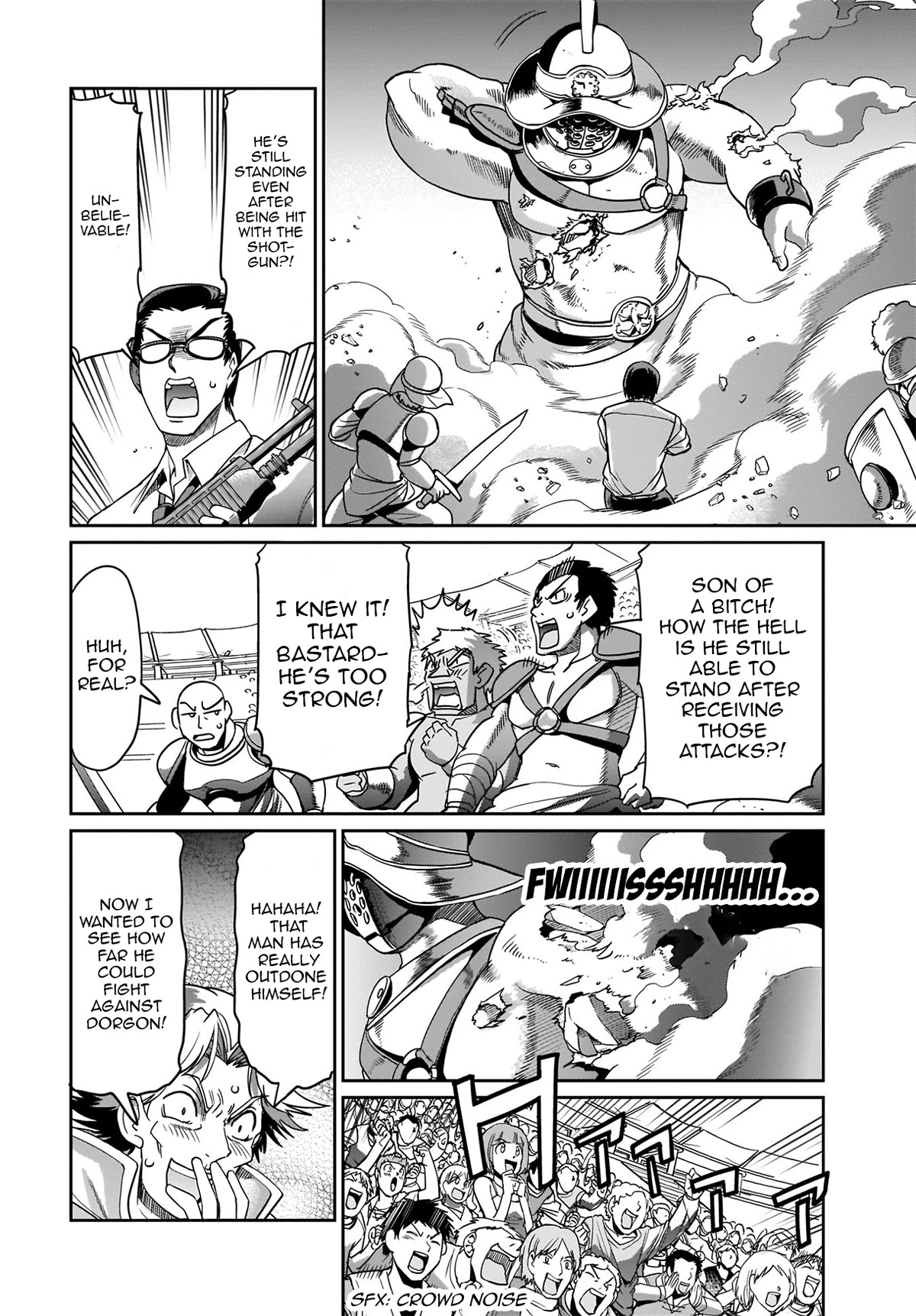 The Gunner's Life of a Middle-aged Man Summoned to Another World and Armed With a Rifle Chapter 7 page 9 - Chapter 7: Vs. The Strongest Warrior of the Colosseum