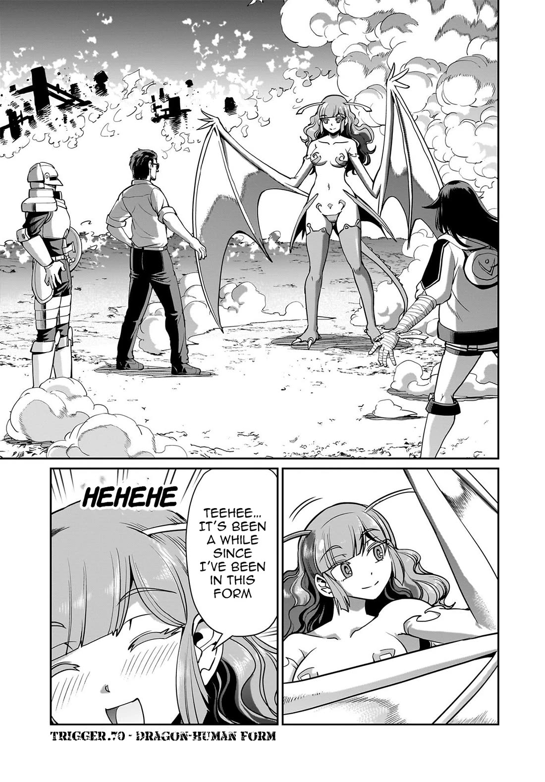 The Gunner's Life of a Middle-aged Man Summoned to Another World and Armed With a Rifle Chapter 70 page 2 - Chapter 70: Dragon-Human Form