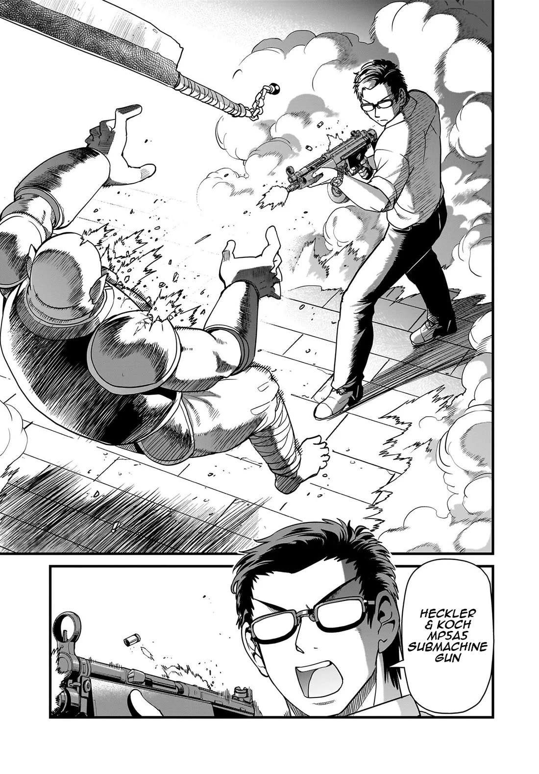 The Gunner's Life of a Middle-aged Man Summoned to Another World and Armed With a Rifle Chapter 72 page 5 - Chapter 72: The Child of a Dragon and a Human