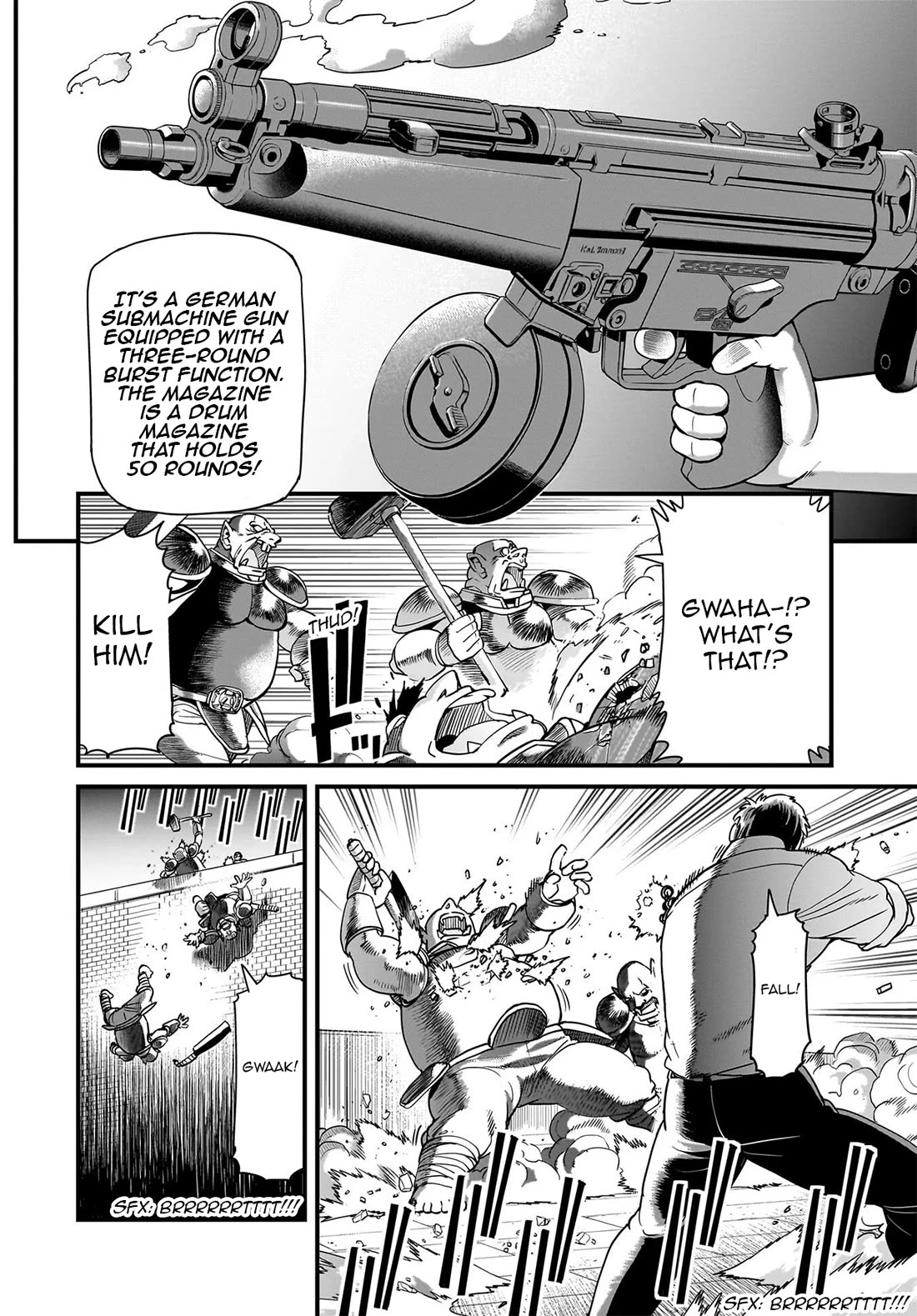 The Gunner's Life of a Middle-aged Man Summoned to Another World and Armed With a Rifle Chapter 72 page 6 - Chapter 72: The Child of a Dragon and a Human