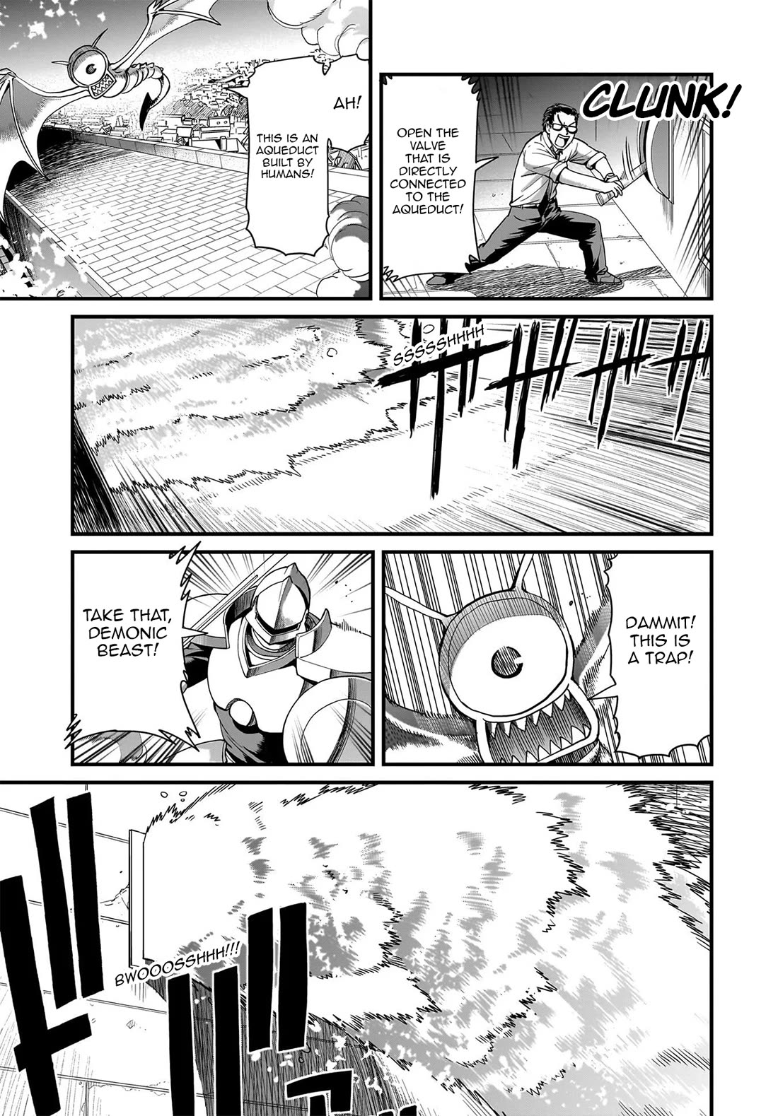 The Gunner's Life of a Middle-aged Man Summoned to Another World and Armed With a Rifle Chapter 73 page 14 - Chapter 73: Dougu Onsen Town Bridge