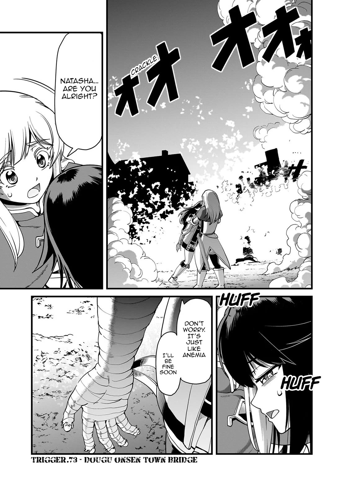 The Gunner's Life of a Middle-aged Man Summoned to Another World and Armed With a Rifle Chapter 73 page 2 - Chapter 73: Dougu Onsen Town Bridge