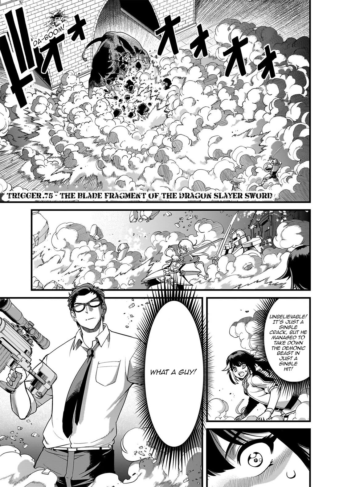 The Gunner's Life of a Middle-aged Man Summoned to Another World and Armed With a Rifle Chapter 75 page 2 - Chapter 75: The Fragment of the Dragon Slayer Sword