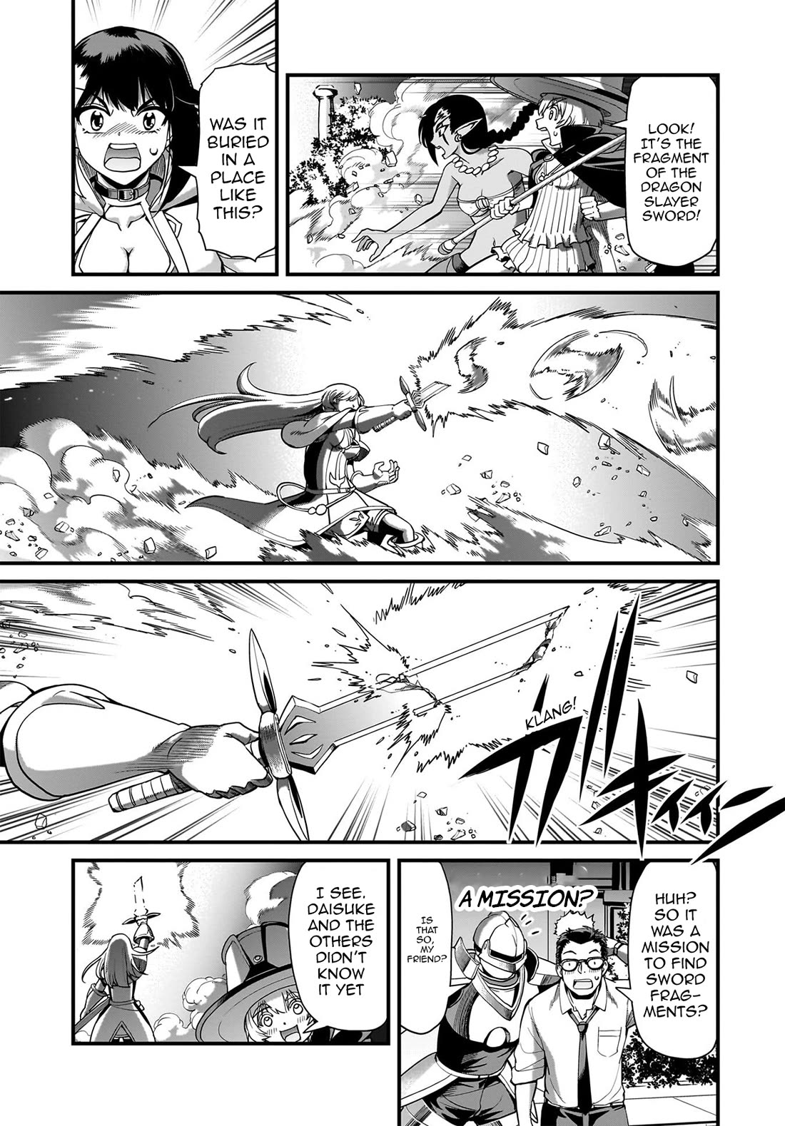 The Gunner's Life of a Middle-aged Man Summoned to Another World and Armed With a Rifle Chapter 75 page 8 - Chapter 75: The Fragment of the Dragon Slayer Sword
