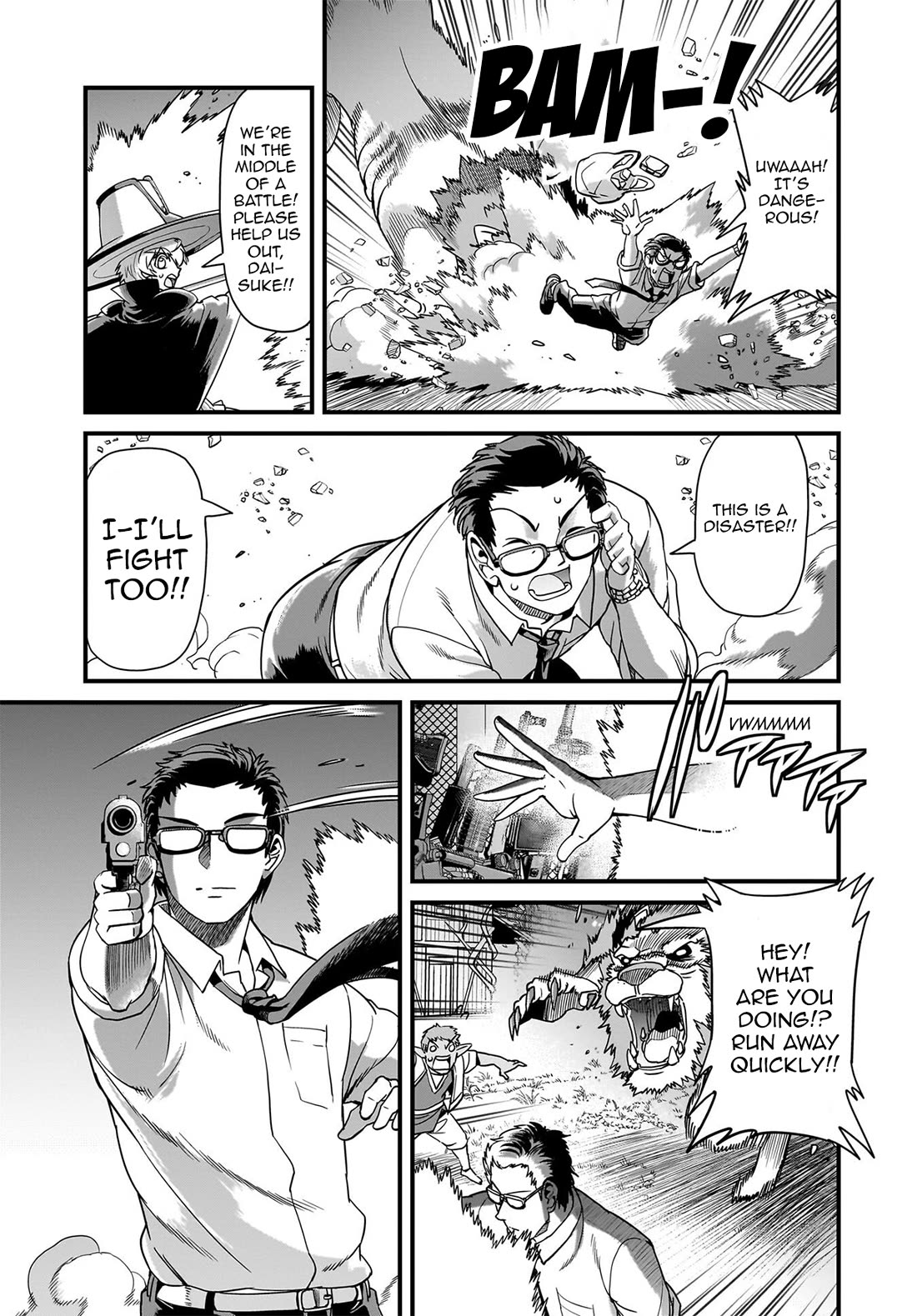 The Gunner's Life of a Middle-aged Man Summoned to Another World and Armed With a Rifle Chapter 78 page 12 - Chapter 78: Horde of Monsters
