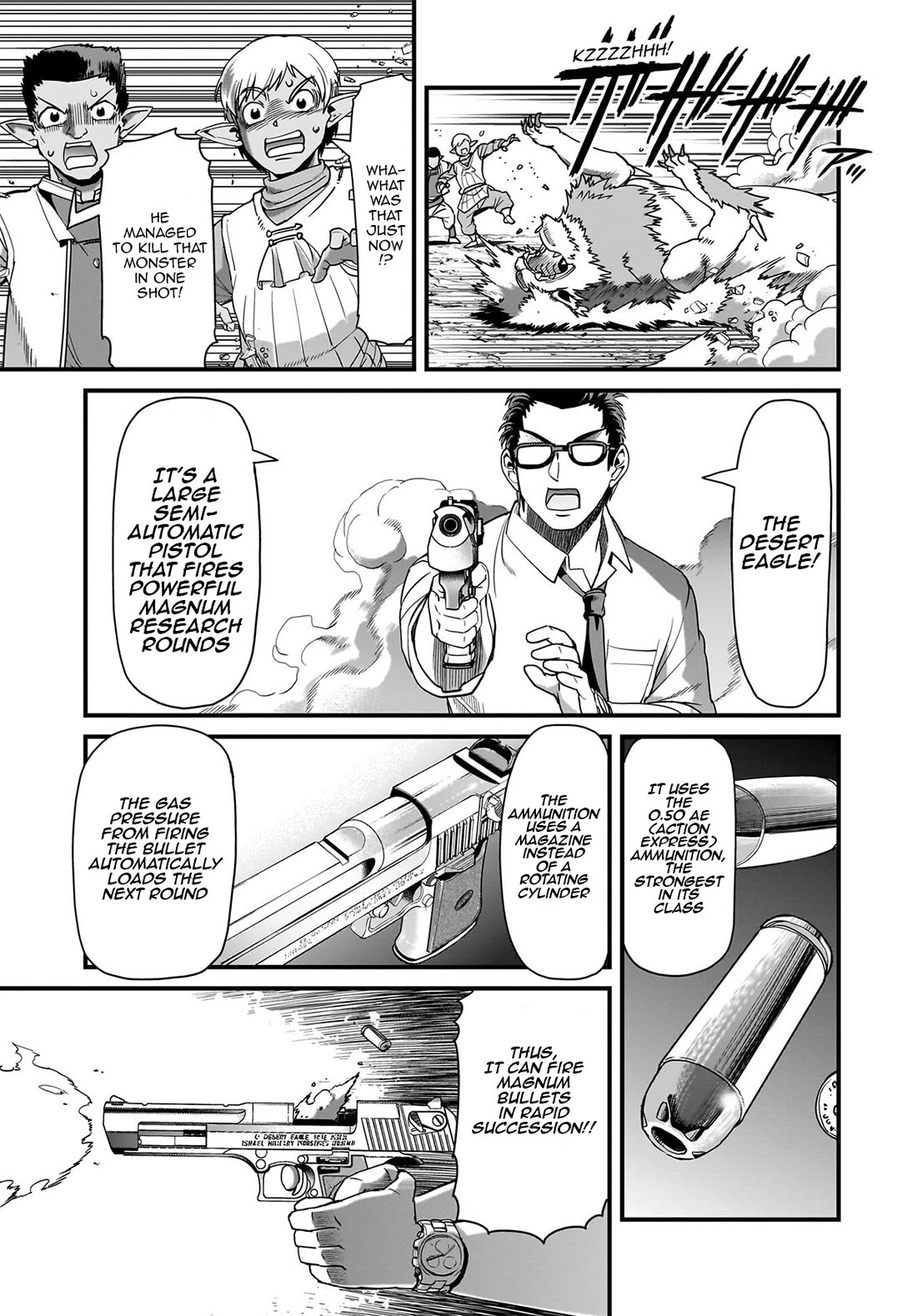 The Gunner's Life of a Middle-aged Man Summoned to Another World and Armed With a Rifle Chapter 78 page 16 - Chapter 78: Horde of Monsters