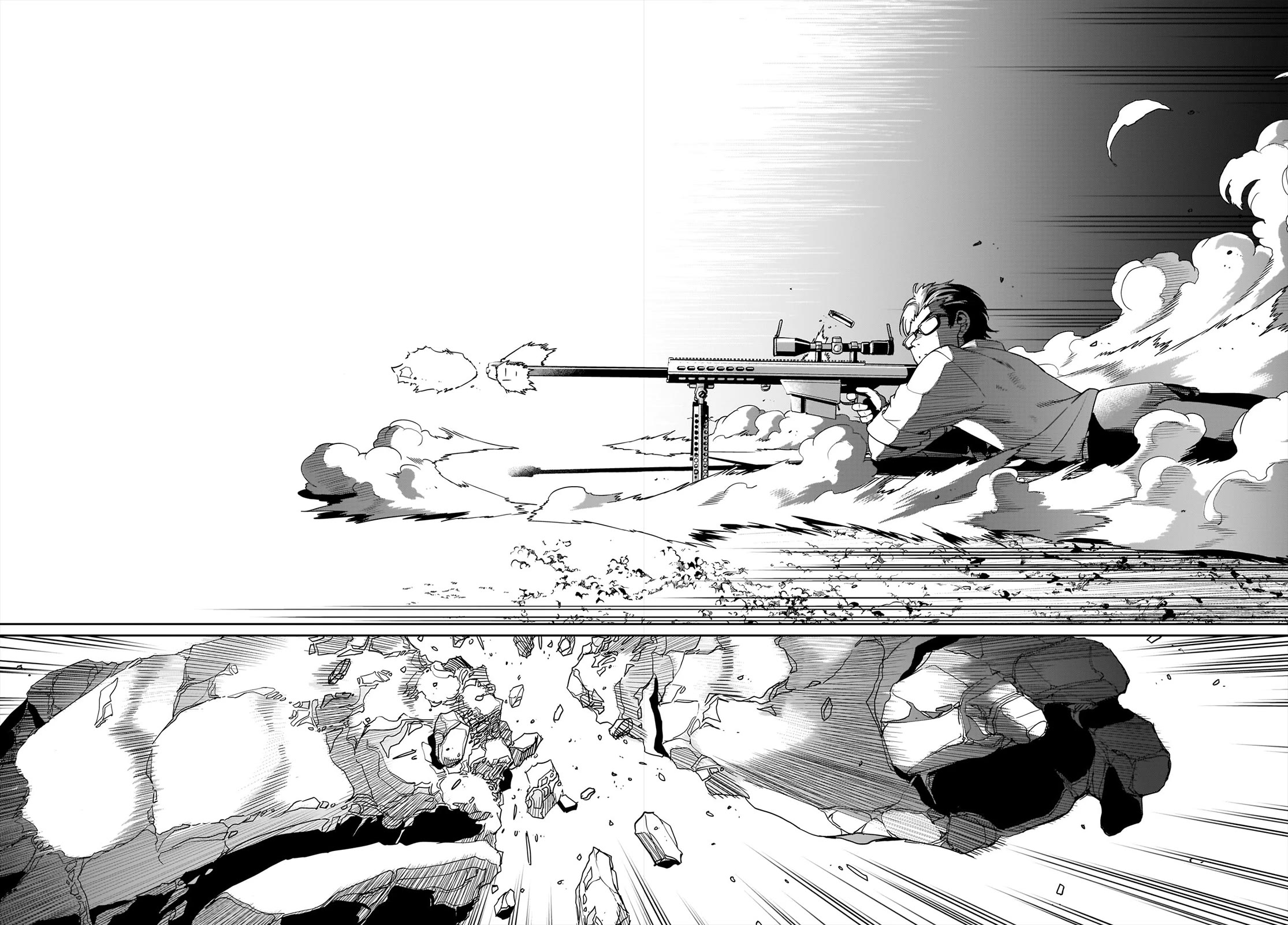 The Gunner's Life of a Middle-aged Man Summoned to Another World and Armed With a Rifle Chapter 8 page 3 - Chapter 8: Anti-Materiel Rifle