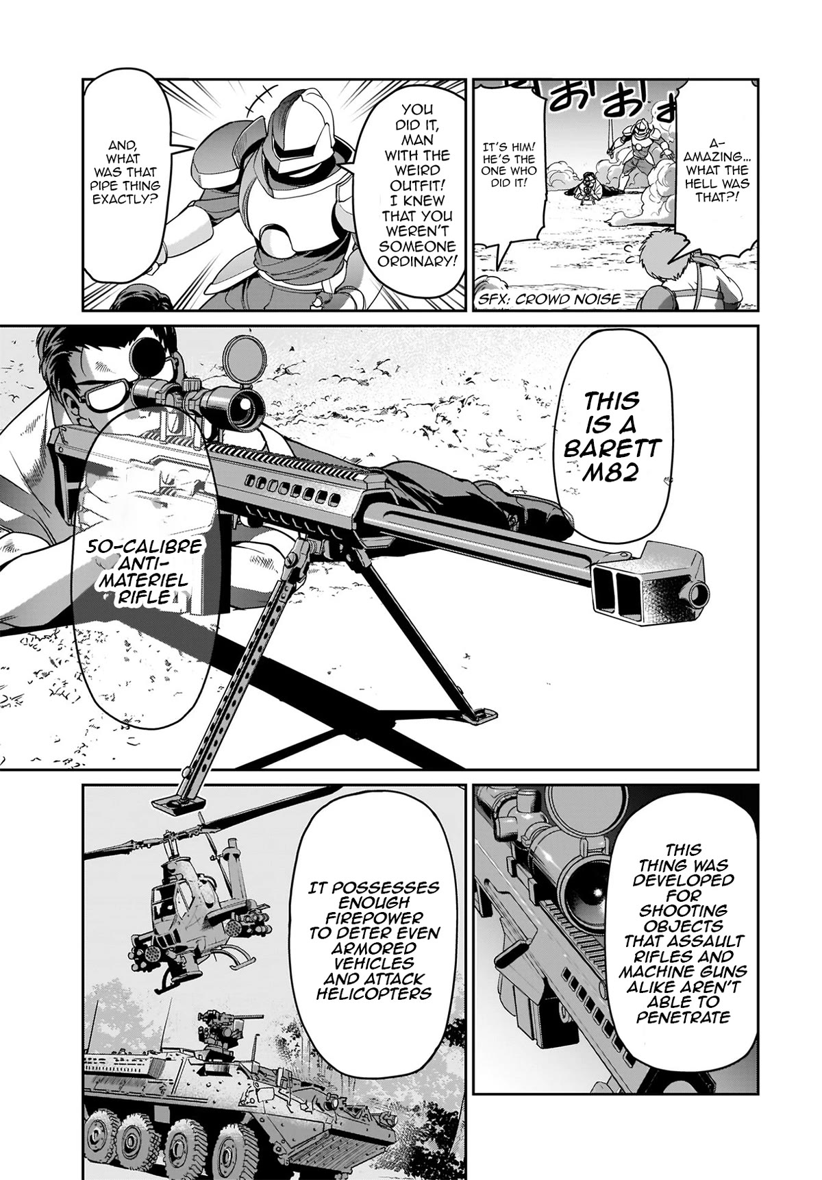The Gunner's Life of a Middle-aged Man Summoned to Another World and Armed With a Rifle Chapter 8 page 5 - Chapter 8: Anti-Materiel Rifle
