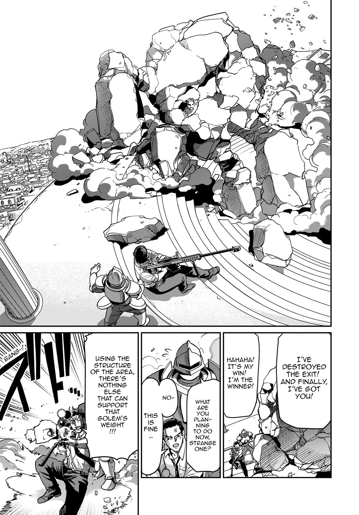The Gunner's Life of a Middle-aged Man Summoned to Another World and Armed With a Rifle Chapter 9 page 18 - Chapter 9: Cursed Crest