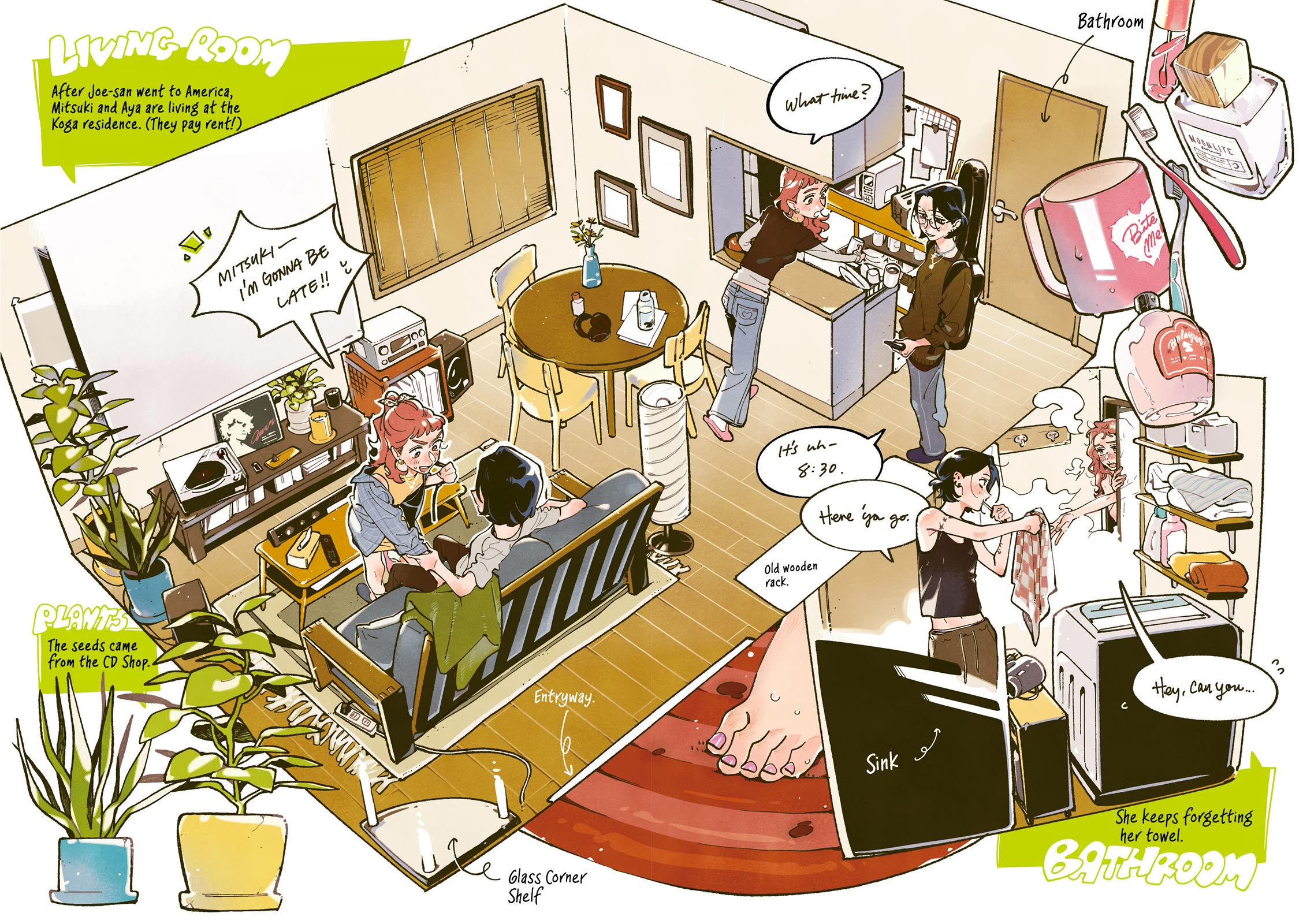 The Guy She Was Interested in Wasn't a Guy at All Chapter 152.1 page 5 - Chapter 152.1: Extras Volume 4 Digital Edition