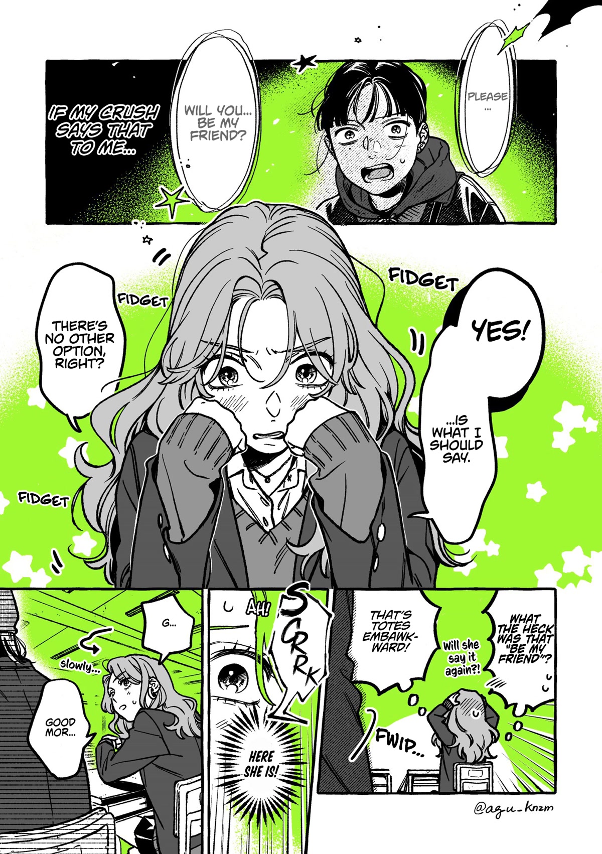 The Guy She Was Interested in Wasn't a Guy at All Chapter 27 page 1 - Chapter 27: I’m the Only One Who Knows Who My Crush (A Girl) Is.
