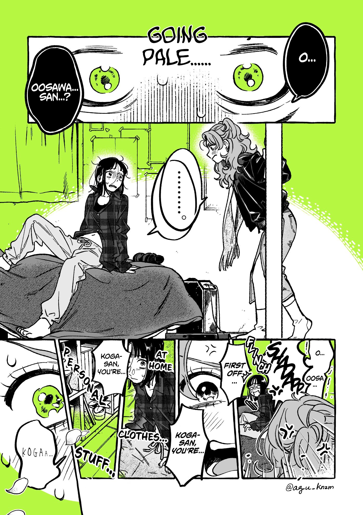 The Guy She Was Interested in Wasn't a Guy at All Chapter 38 page 1 - Chapter 38: She Came to the Bedroom of Her Oshi (A Girl)