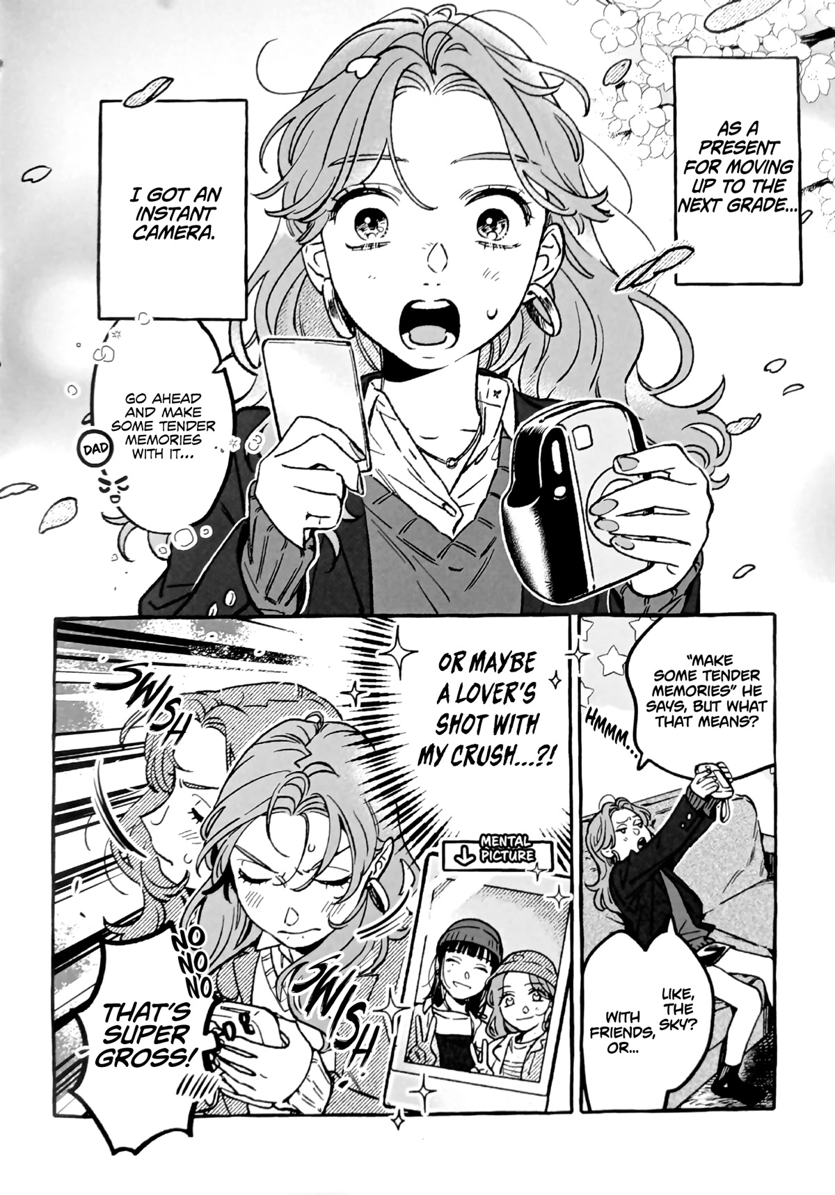 The Guy She Was Interested in Wasn't a Guy at All Chapter 43.1 page 2 - Chapter 43.1: Moonlight Magazine Spring Edition