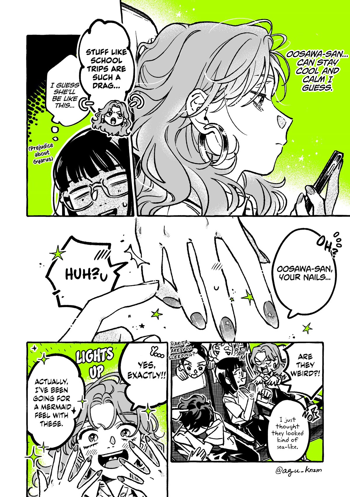 The Guy She Was Interested in Wasn't a Guy at All Chapter 53 page 2 - Chapter 53: What Happens When an Introvert Sits Next to a Gyaru