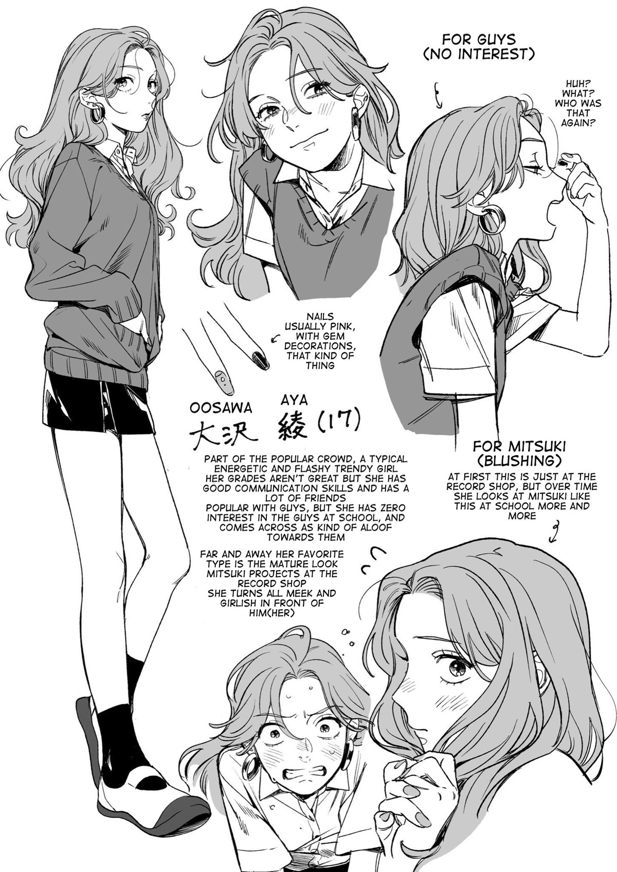 The Guy She Was Interested in Wasn't a Guy at All Chapter 9.1 page 2 - Chapter 9.1: Character Bios