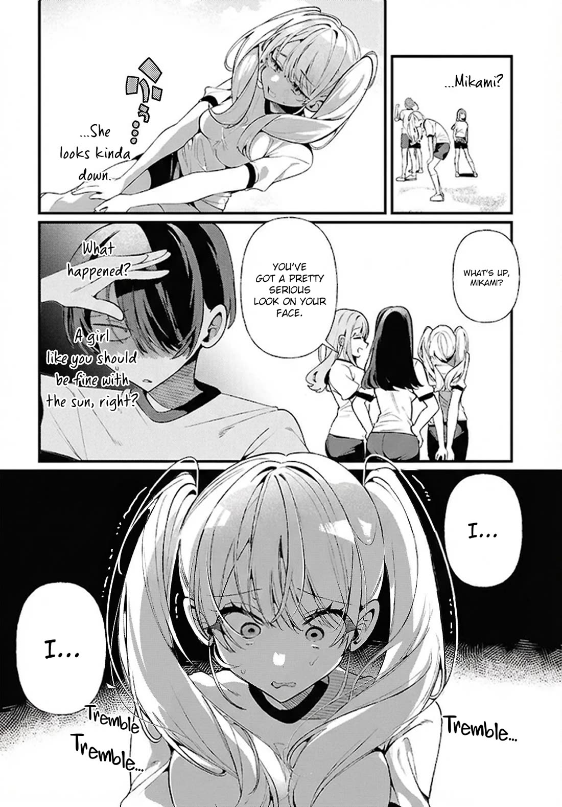 The Gyaru with Cravings Next to Me Chapter 4 page 4 - Chapter 4: I freaking hate PE...!