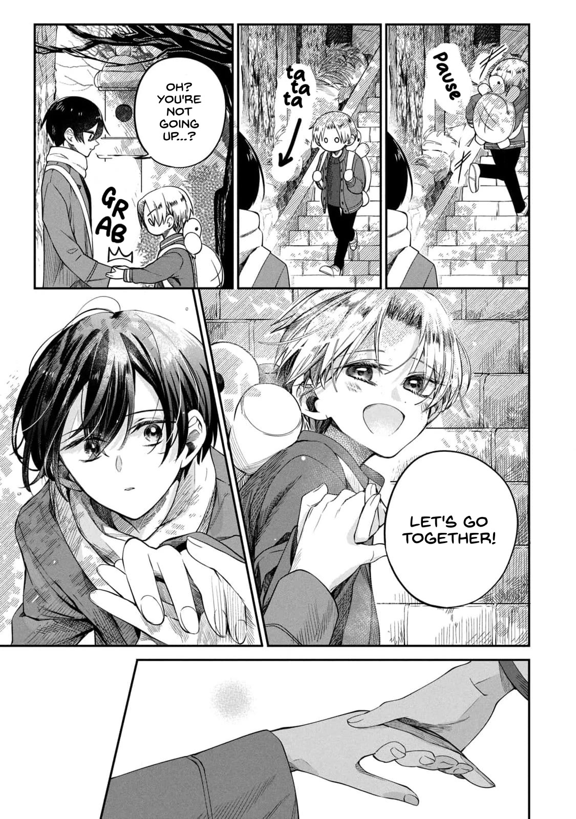 The Handsome Girl & the Blonde Little Boy Chapter 3 page 12 - Chapter 3: Let's go together!