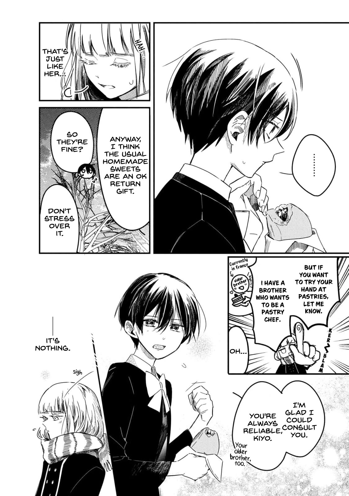 The Handsome Girl & the Blonde Little Boy Chapter 6.5 page 9 - Chapter 6.5: After Valentine's Day