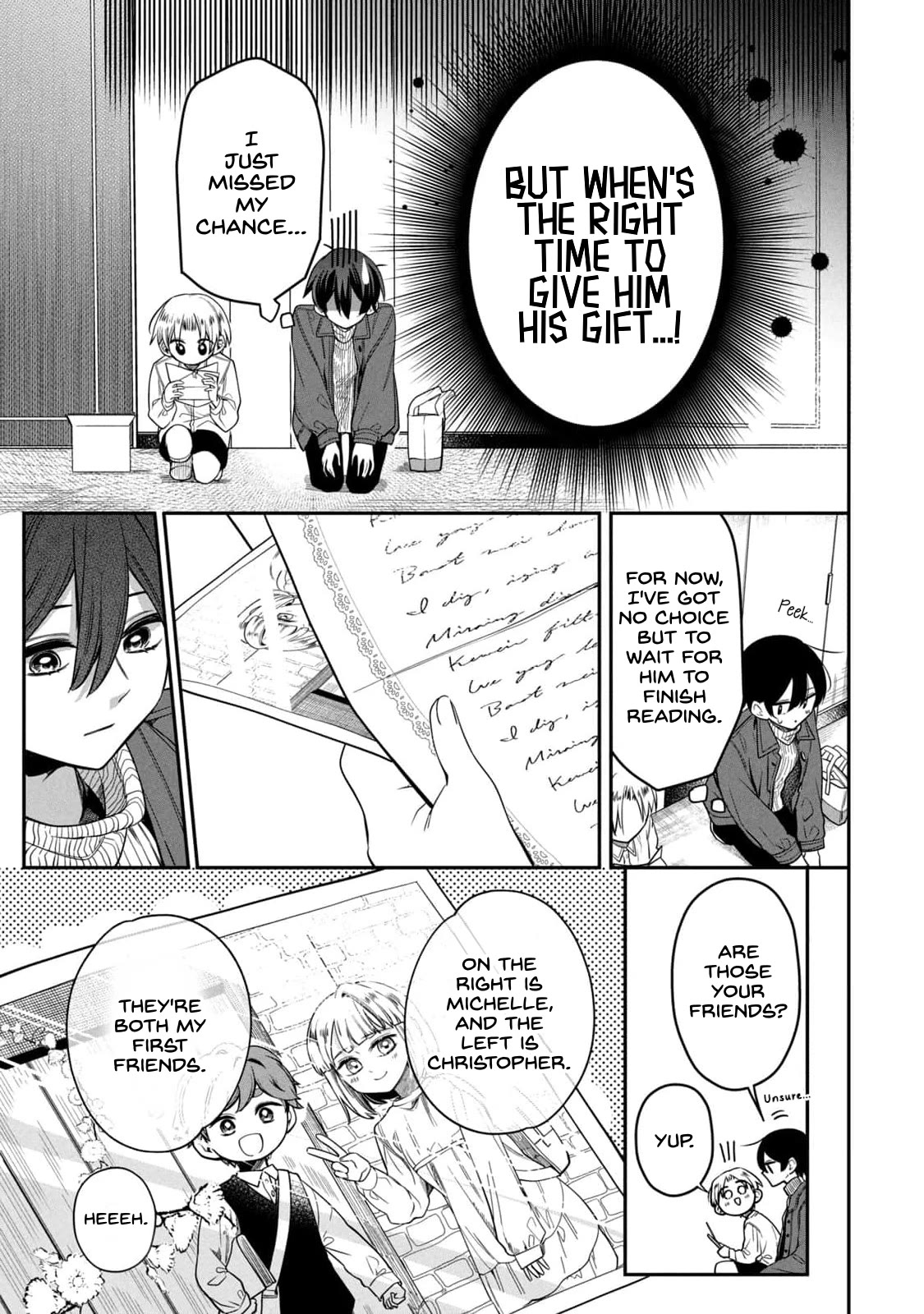 The Handsome Girl & the Blonde Little Boy Chapter 6 page 11 - Chapter 6: we match