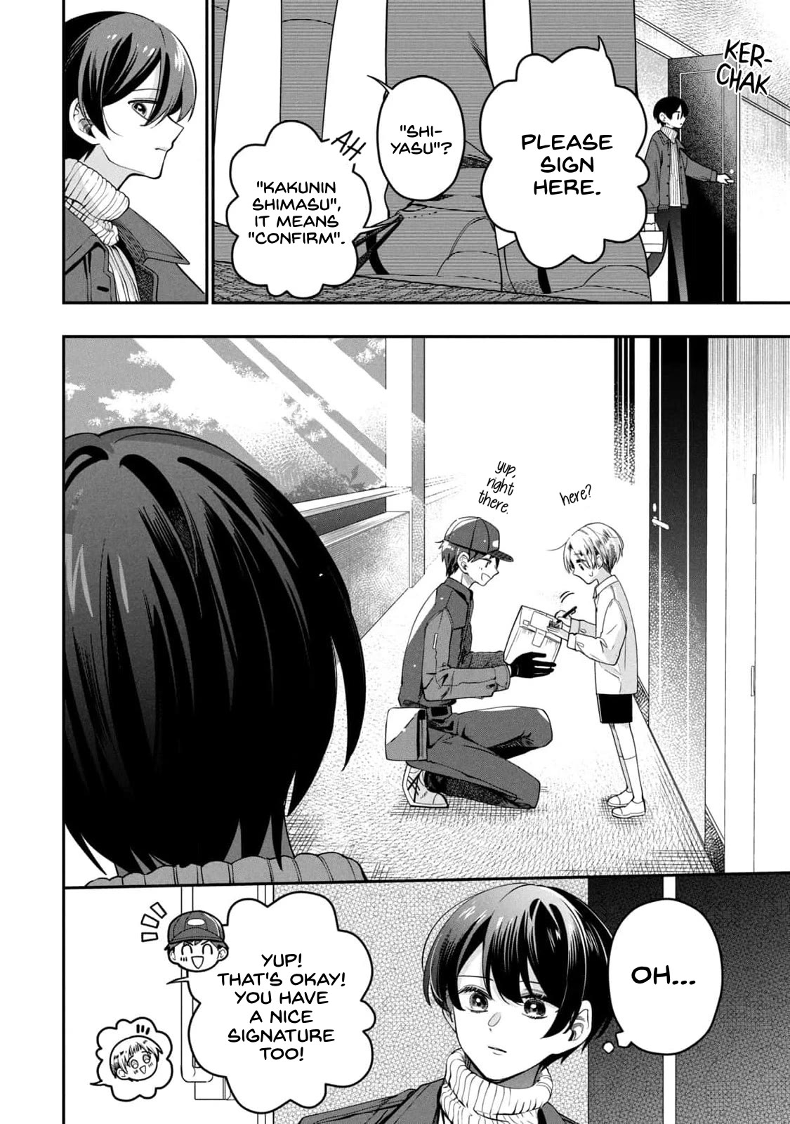The Handsome Girl & the Blonde Little Boy Chapter 6 page 6 - Chapter 6: we match