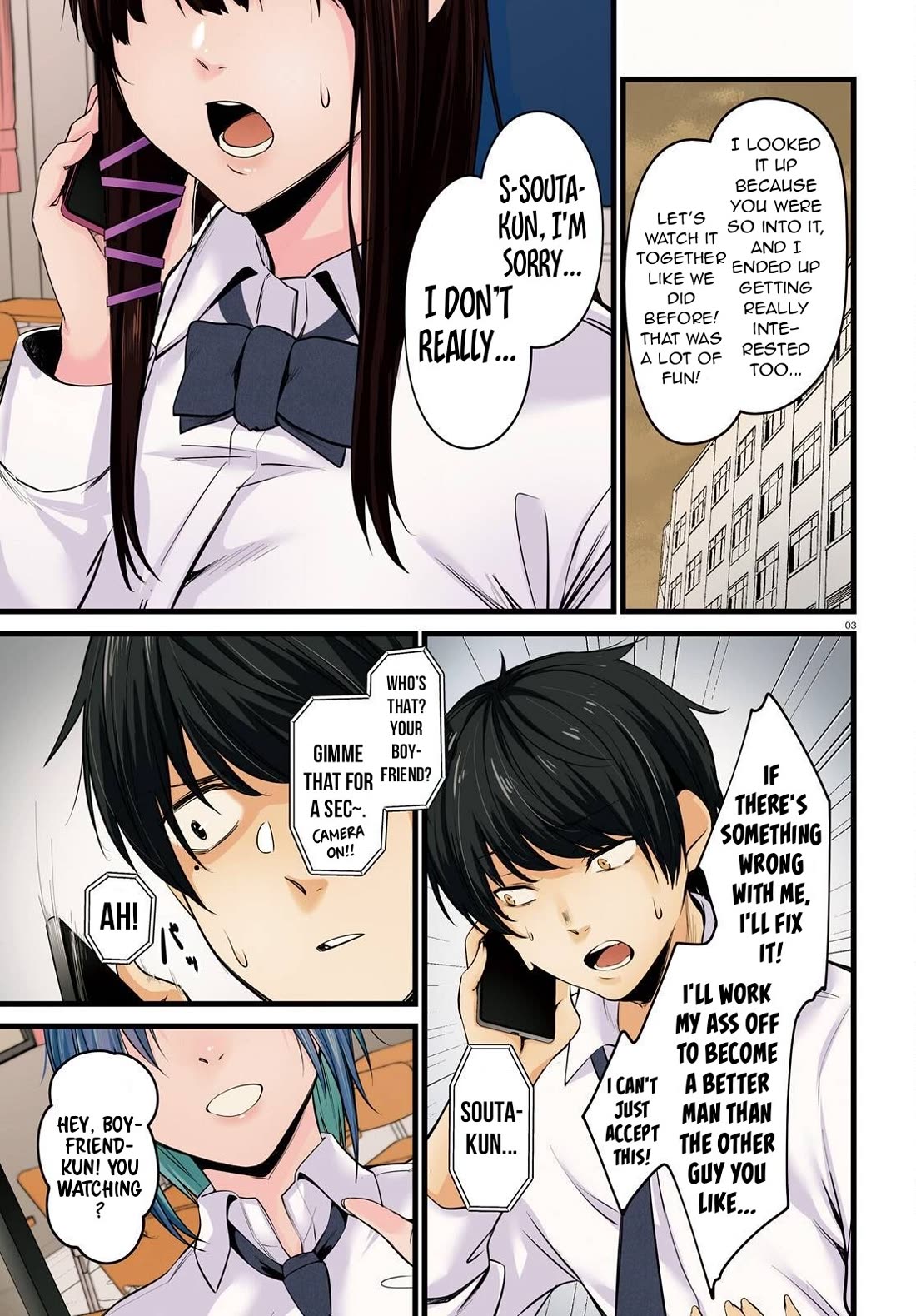 The Handsome Girl Who Stole My Girlfriend Seems to Be After Me Now Chapter 1 page 4 - Chapter 1