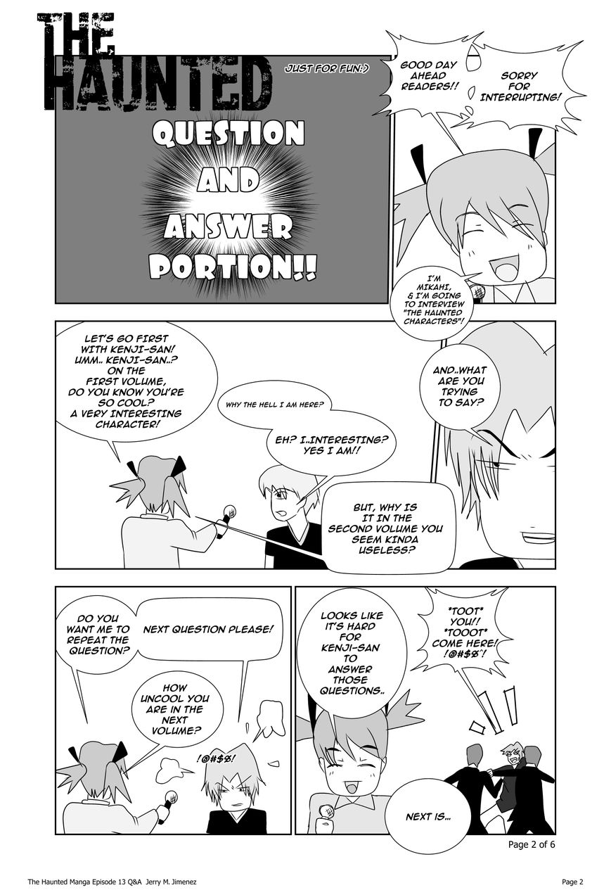 The Haunted Chapter 13.1 page 2 - Chapter 13.1 : Q & A