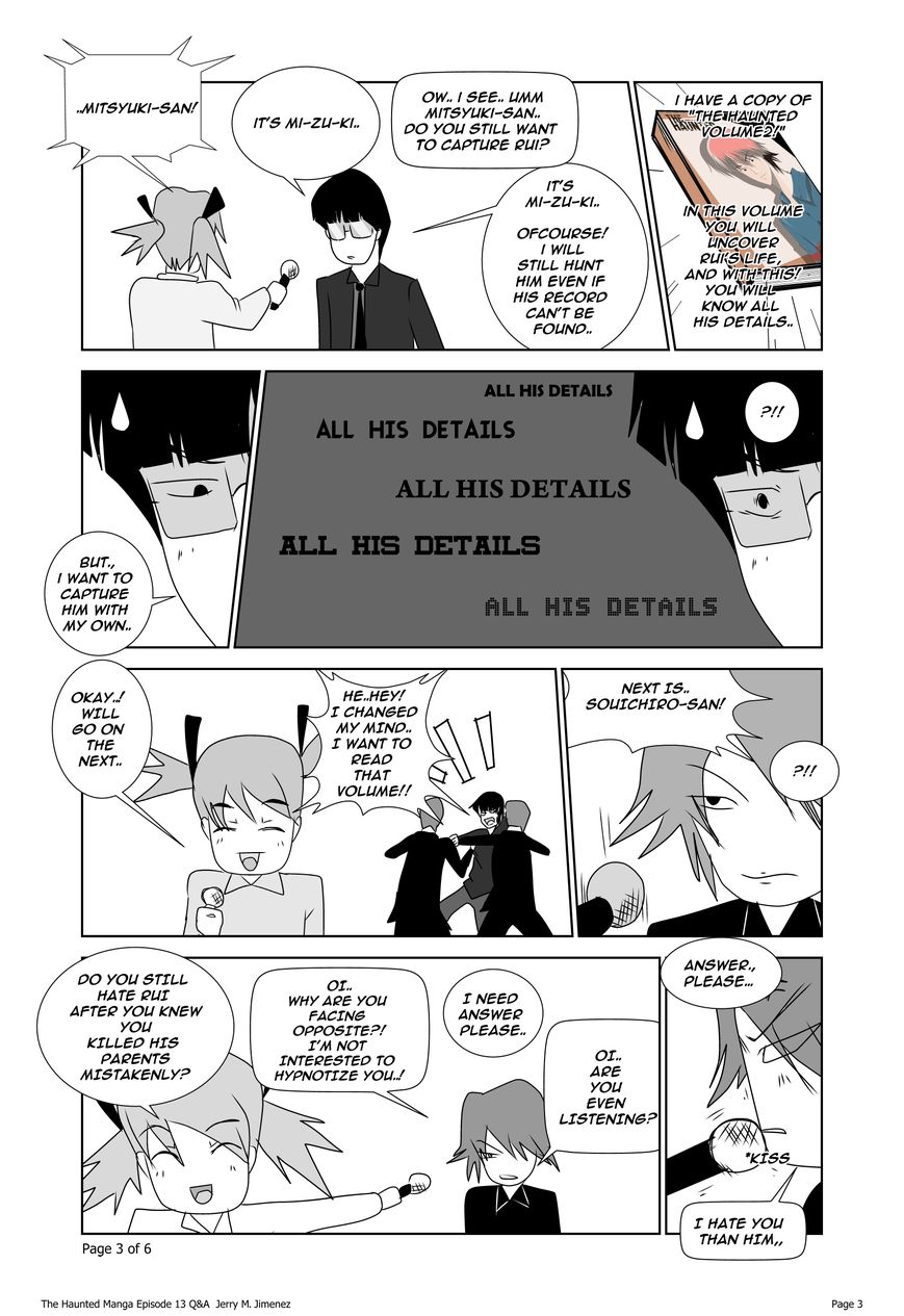 The Haunted Chapter 13.1 page 3 - Chapter 13.1 : Q & A