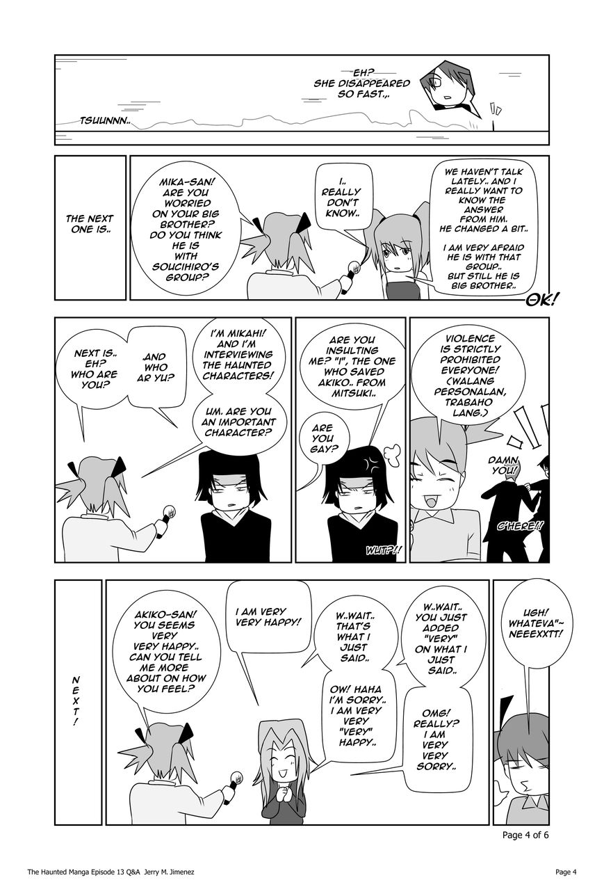 The Haunted Chapter 13.1 page 4 - Chapter 13.1 : Q & A