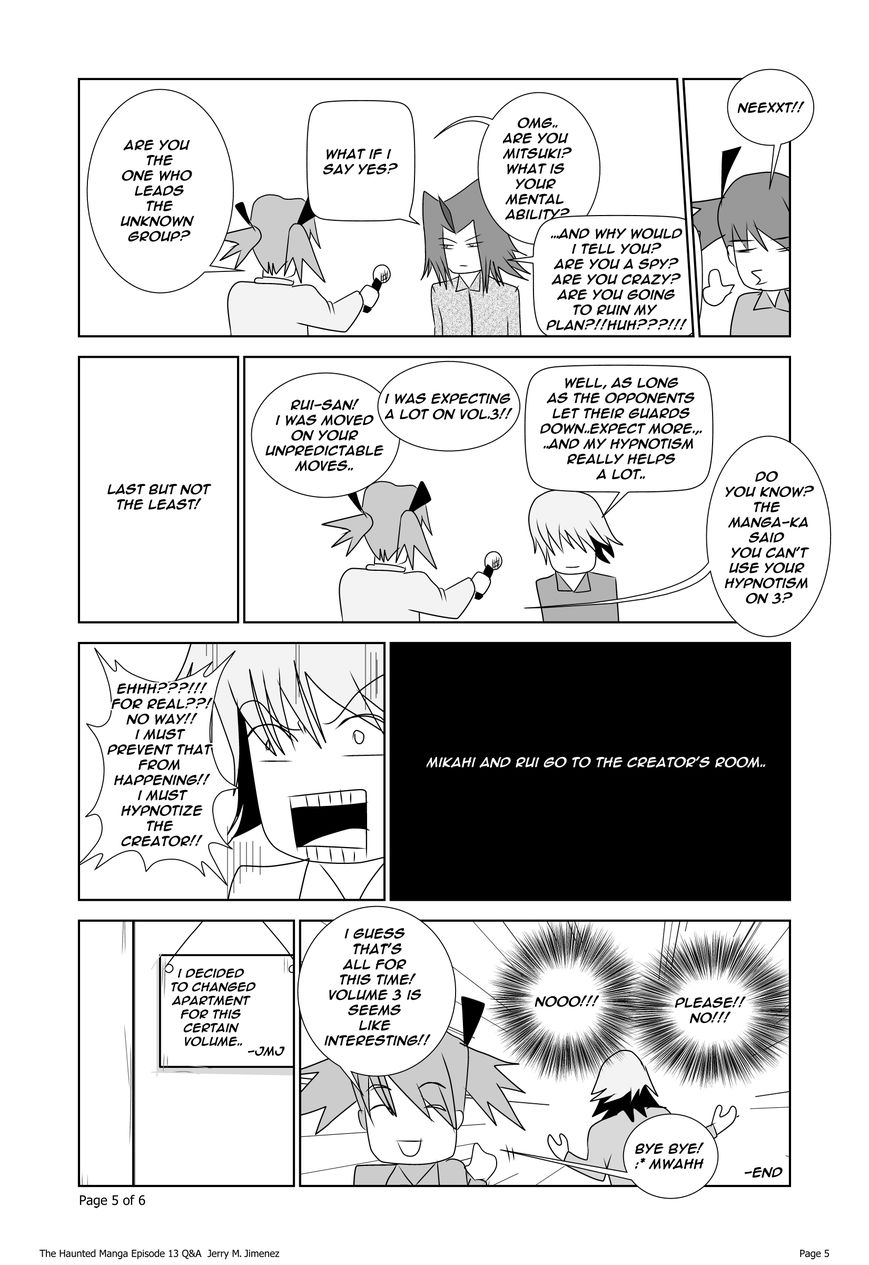 The Haunted Chapter 13.1 page 5 - Chapter 13.1 : Q & A