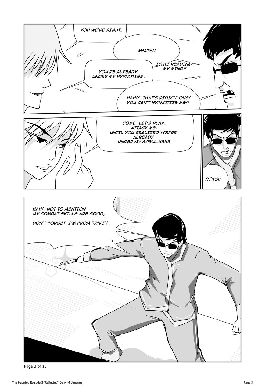The Haunted Chapter 3 page 4 - Chapter 3 : Reflected