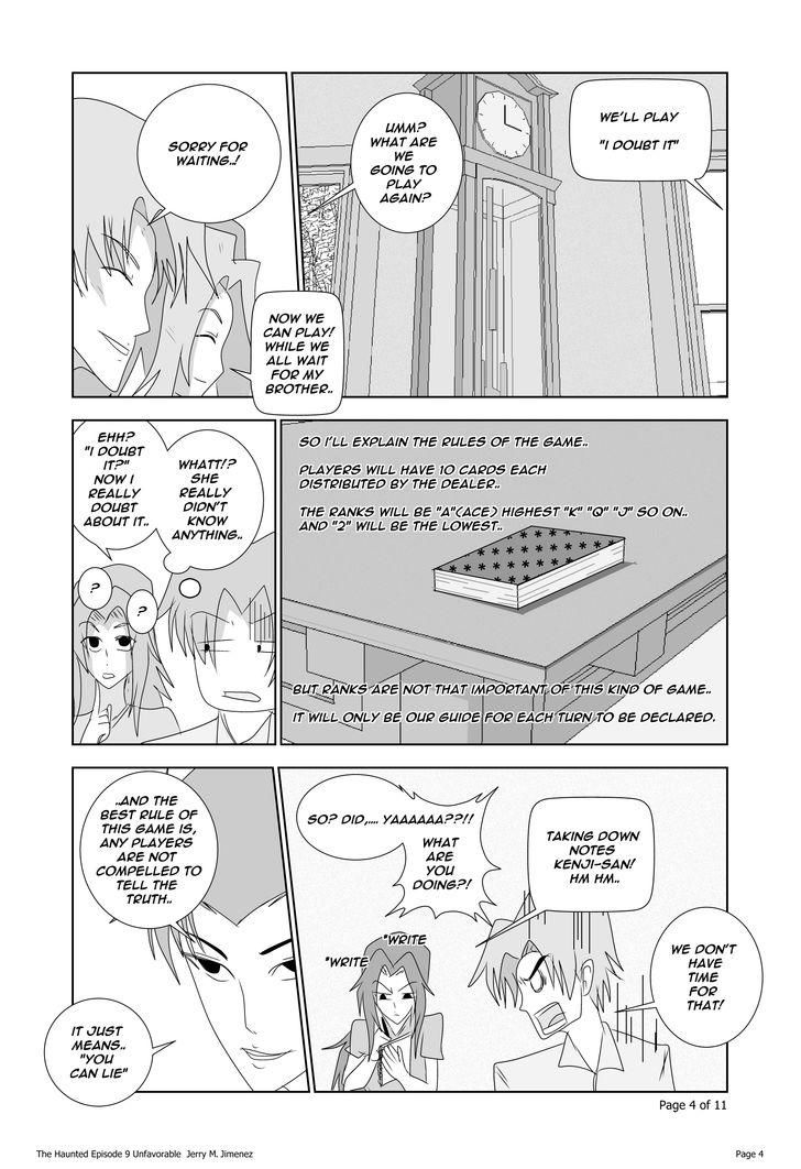 The Haunted Chapter 9 page 5 - Chapter 9 : Unfavorable