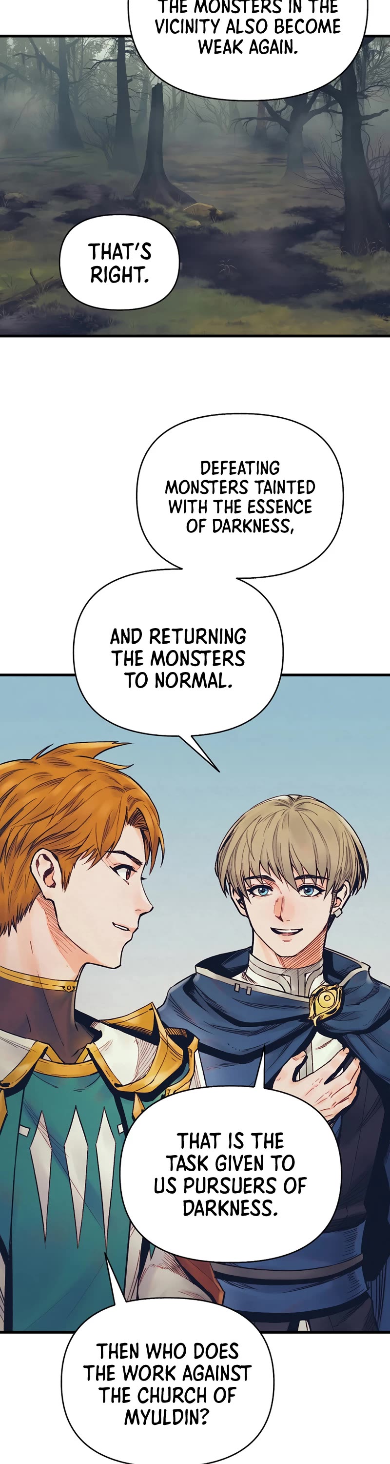 The Healing Priest of the Sun Chapter 49 page 32 - Chapter 49