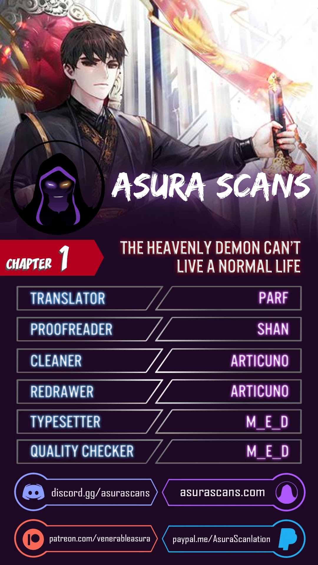 The Heavenly Demon Can't Live a Normal Life Chapter 1 page 1 - Chapter 1