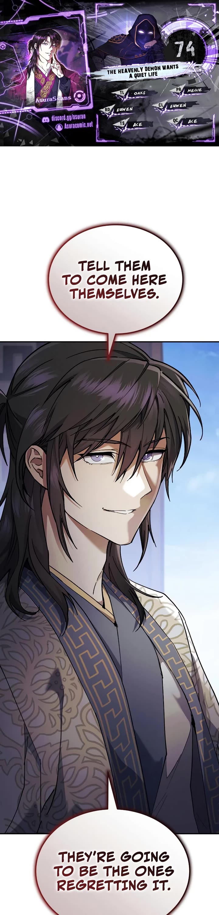 The Heavenly Demon Wants a Quiet Life Chapter 74 page 1 - Chapter 74