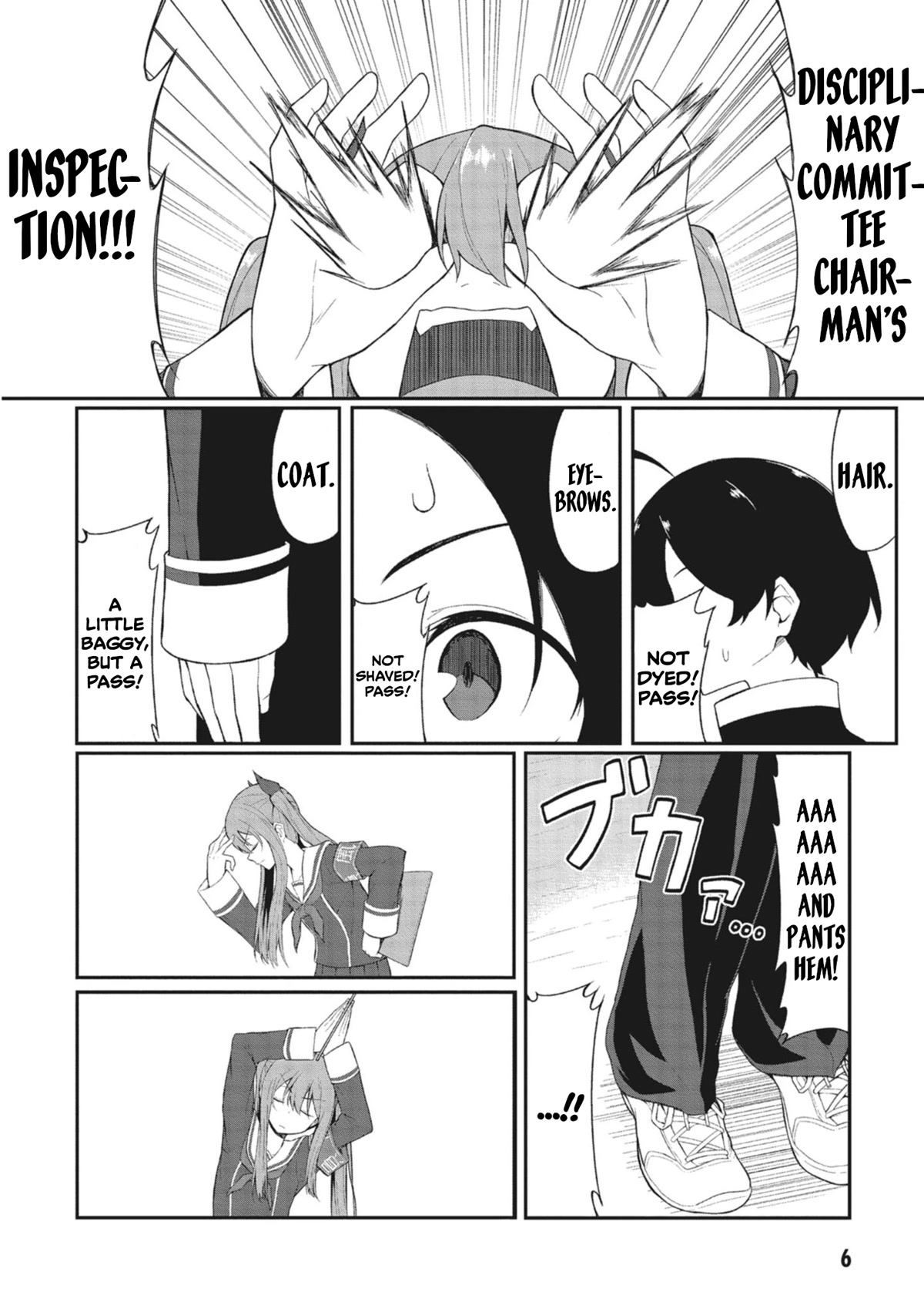 The Hella Weak Disciplinary Committee Chairman, Kaeri-chan Chapter 1 page 8 - Chapter 1