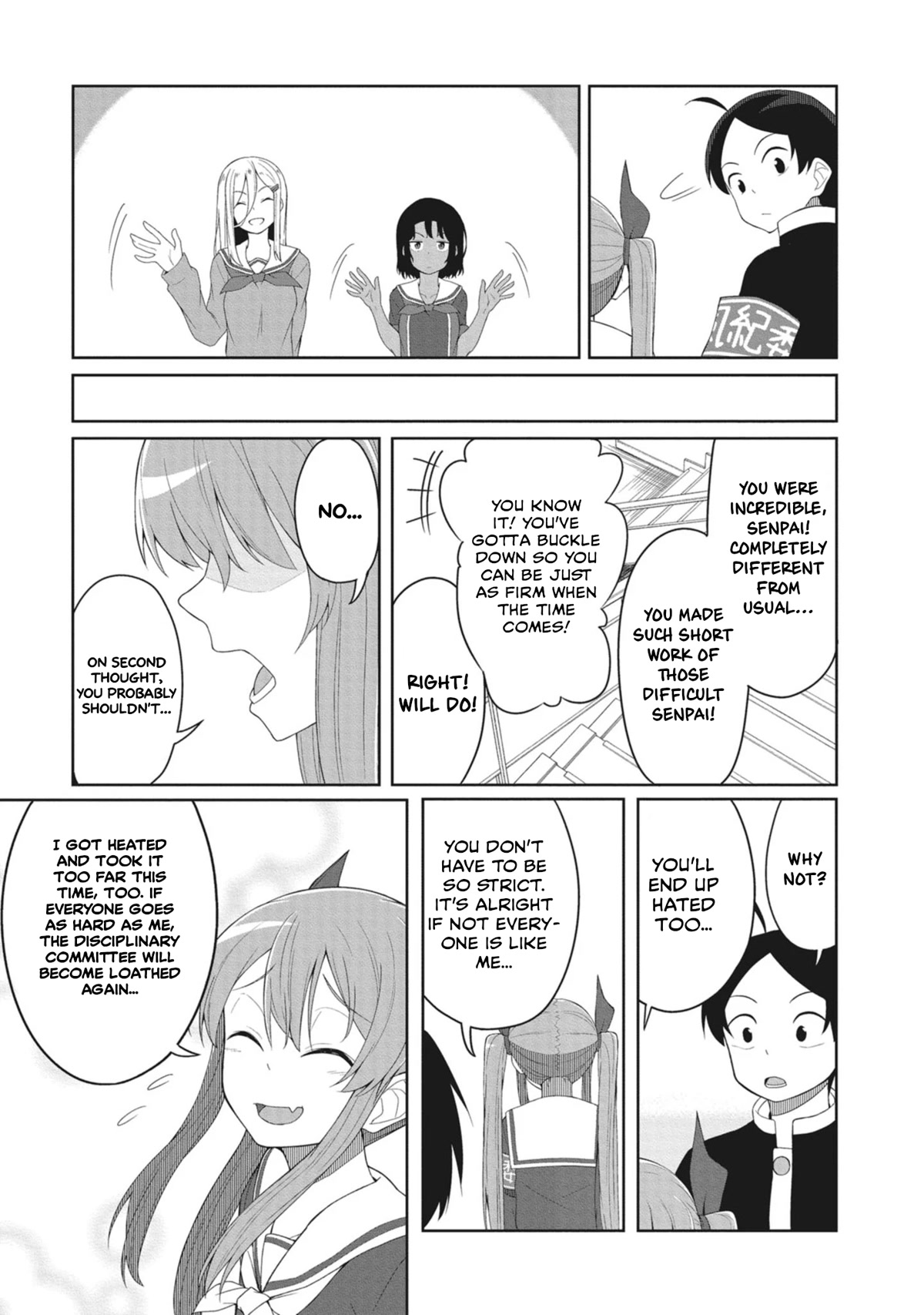 The Hella Weak Disciplinary Committee Chairman, Kaeri-chan Chapter 10 page 7 - Chapter 10