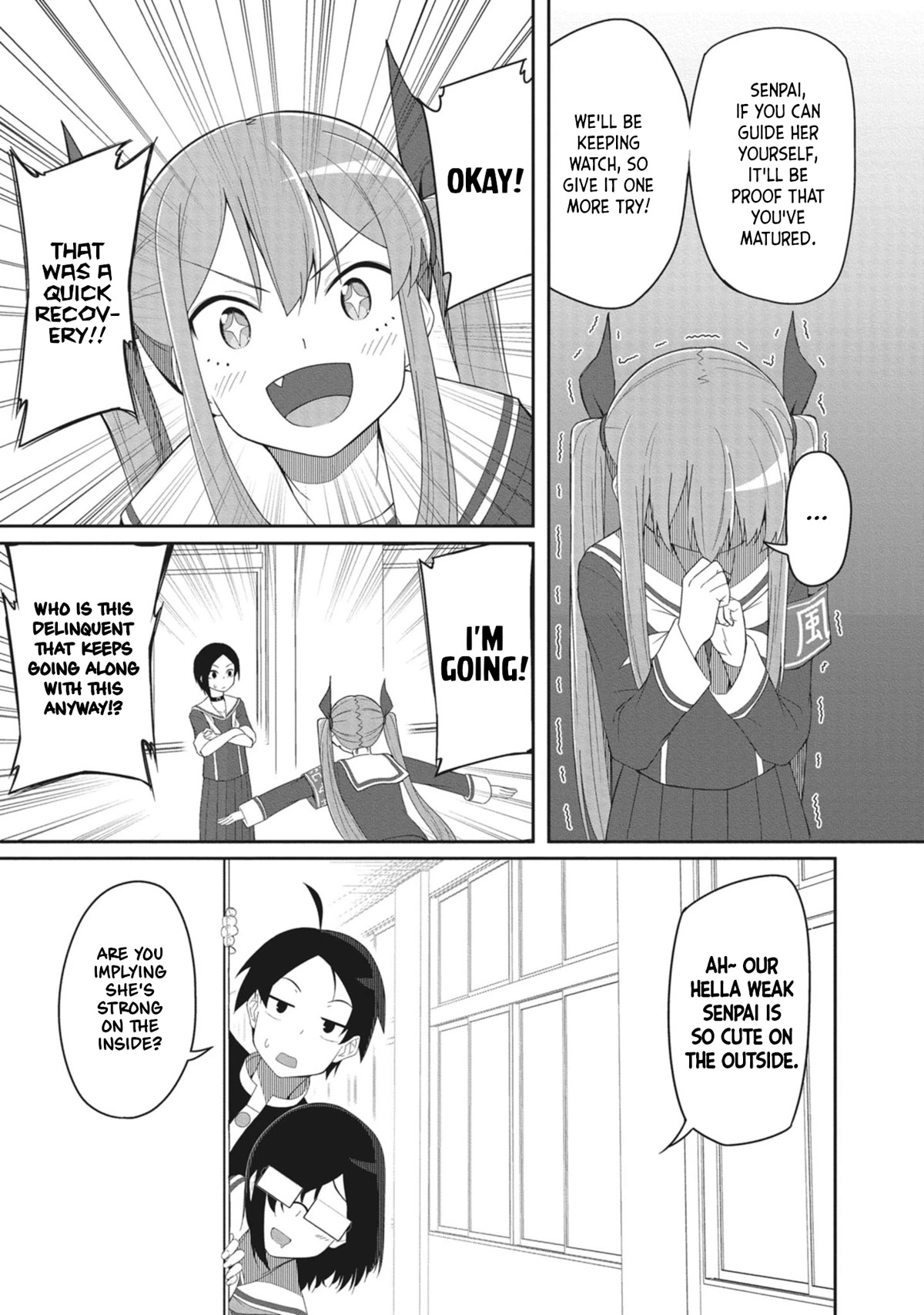 The Hella Weak Disciplinary Committee Chairman, Kaeri-chan Chapter 11 page 3 - Chapter 11
