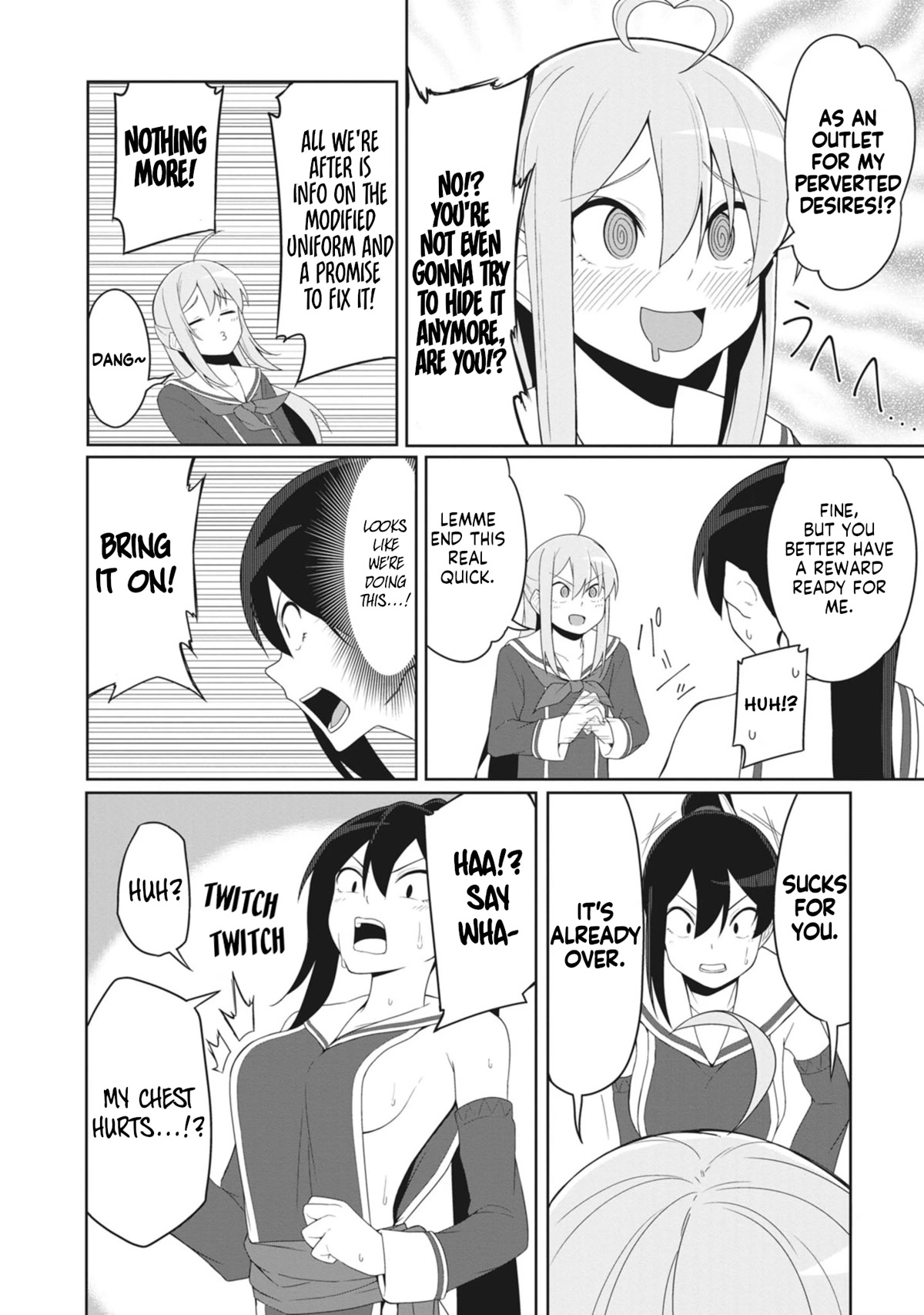 The Hella Weak Disciplinary Committee Chairman, Kaeri-chan Chapter 12 page 12 - Chapter 12