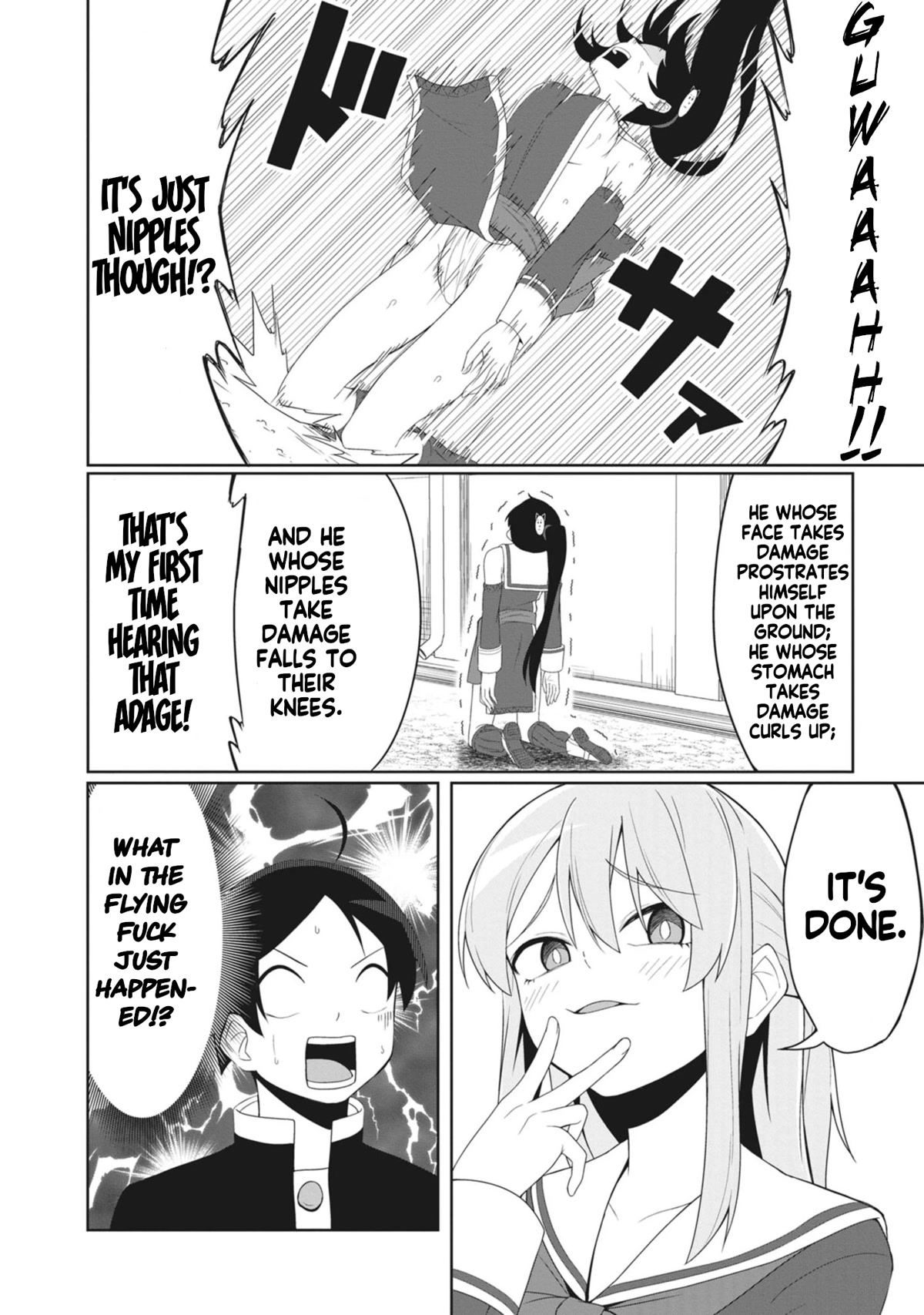The Hella Weak Disciplinary Committee Chairman, Kaeri-chan Chapter 12 page 14 - Chapter 12