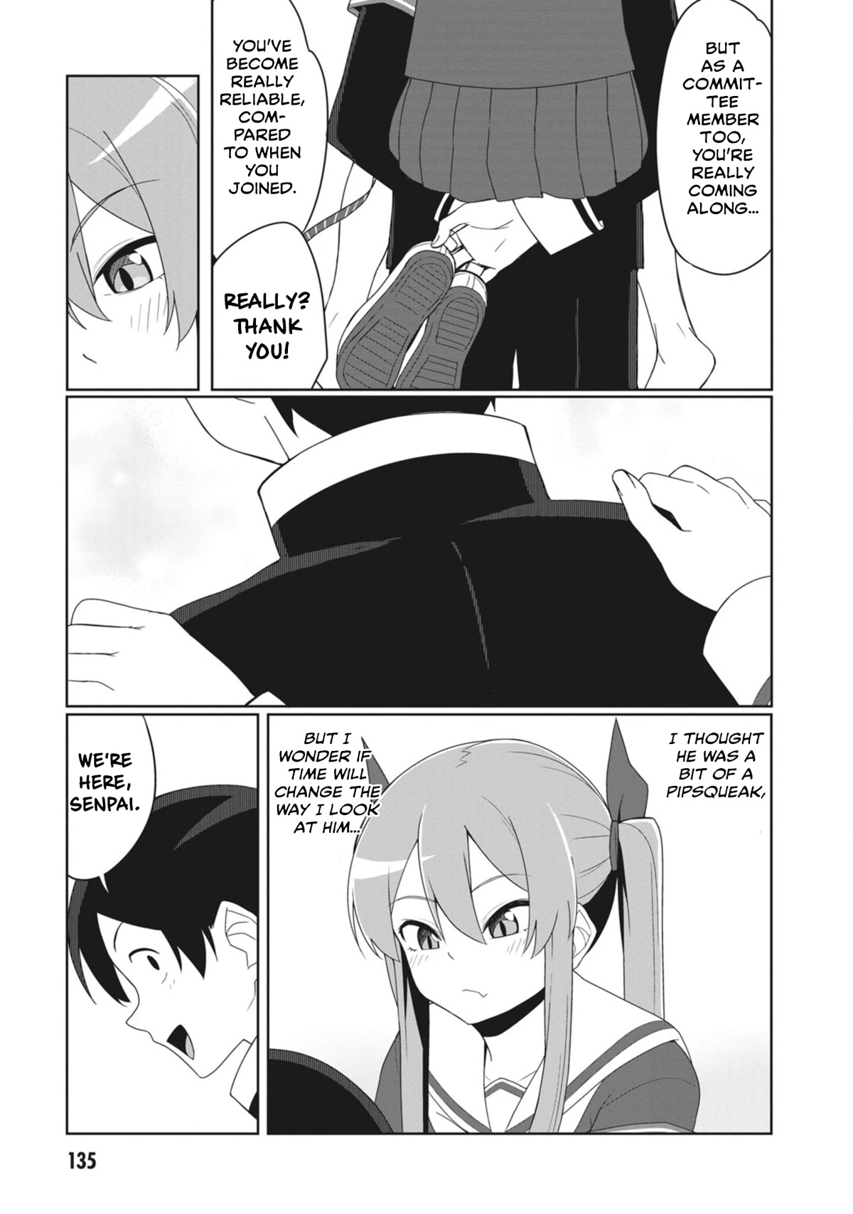 The Hella Weak Disciplinary Committee Chairman, Kaeri-chan Chapter 12 page 17 - Chapter 12