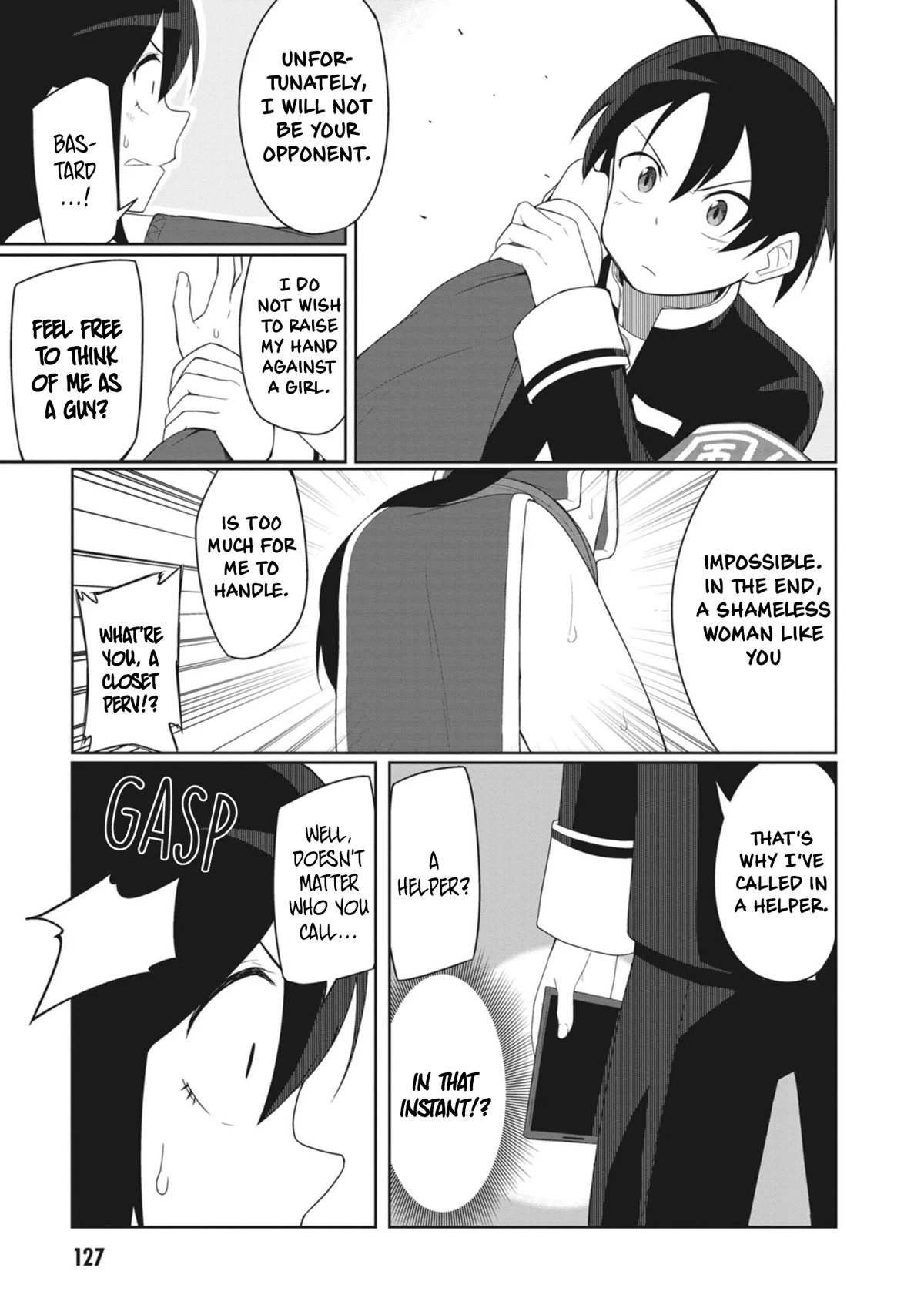 The Hella Weak Disciplinary Committee Chairman, Kaeri-chan Chapter 12 page 9 - Chapter 12