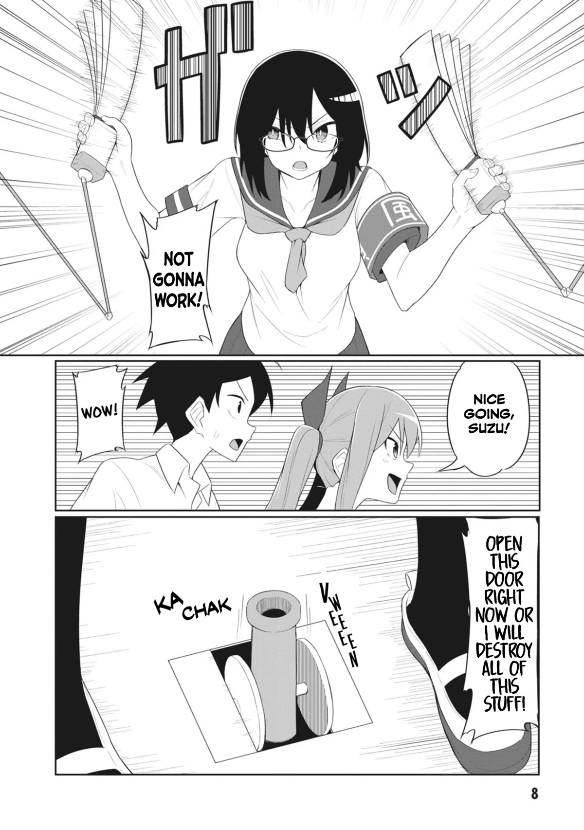 The Hella Weak Disciplinary Committee Chairman, Kaeri-chan Chapter 13 page 10 - Chapter 13
