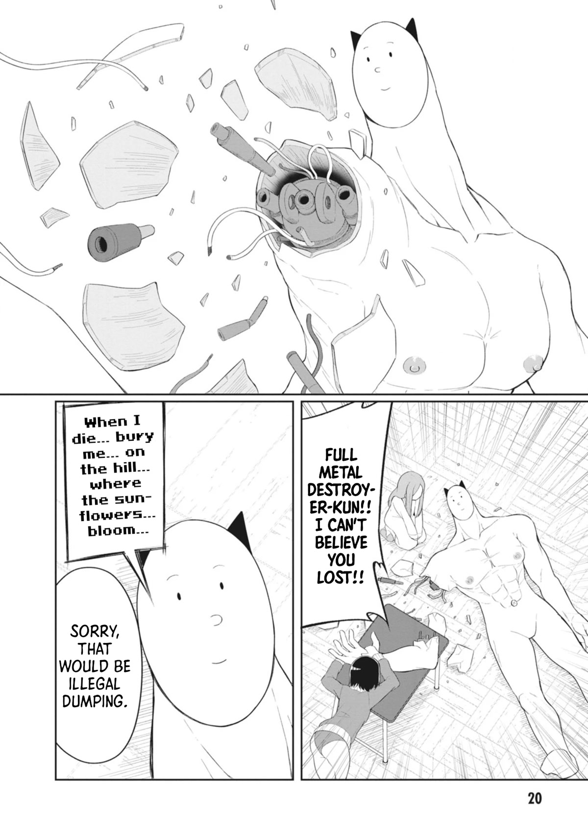 The Hella Weak Disciplinary Committee Chairman, Kaeri-chan Chapter 14 page 6 - Chapter 14