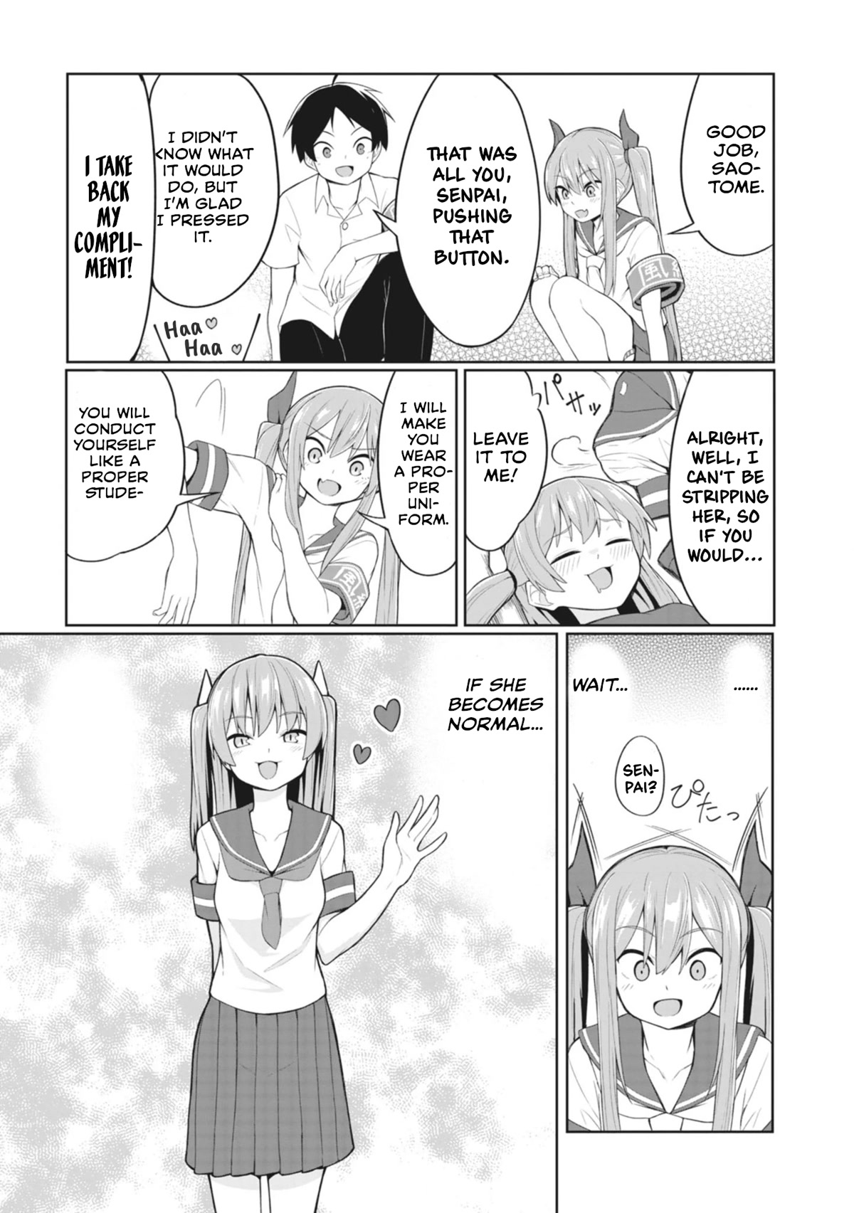 The Hella Weak Disciplinary Committee Chairman, Kaeri-chan Chapter 16 page 9 - Chapter 16